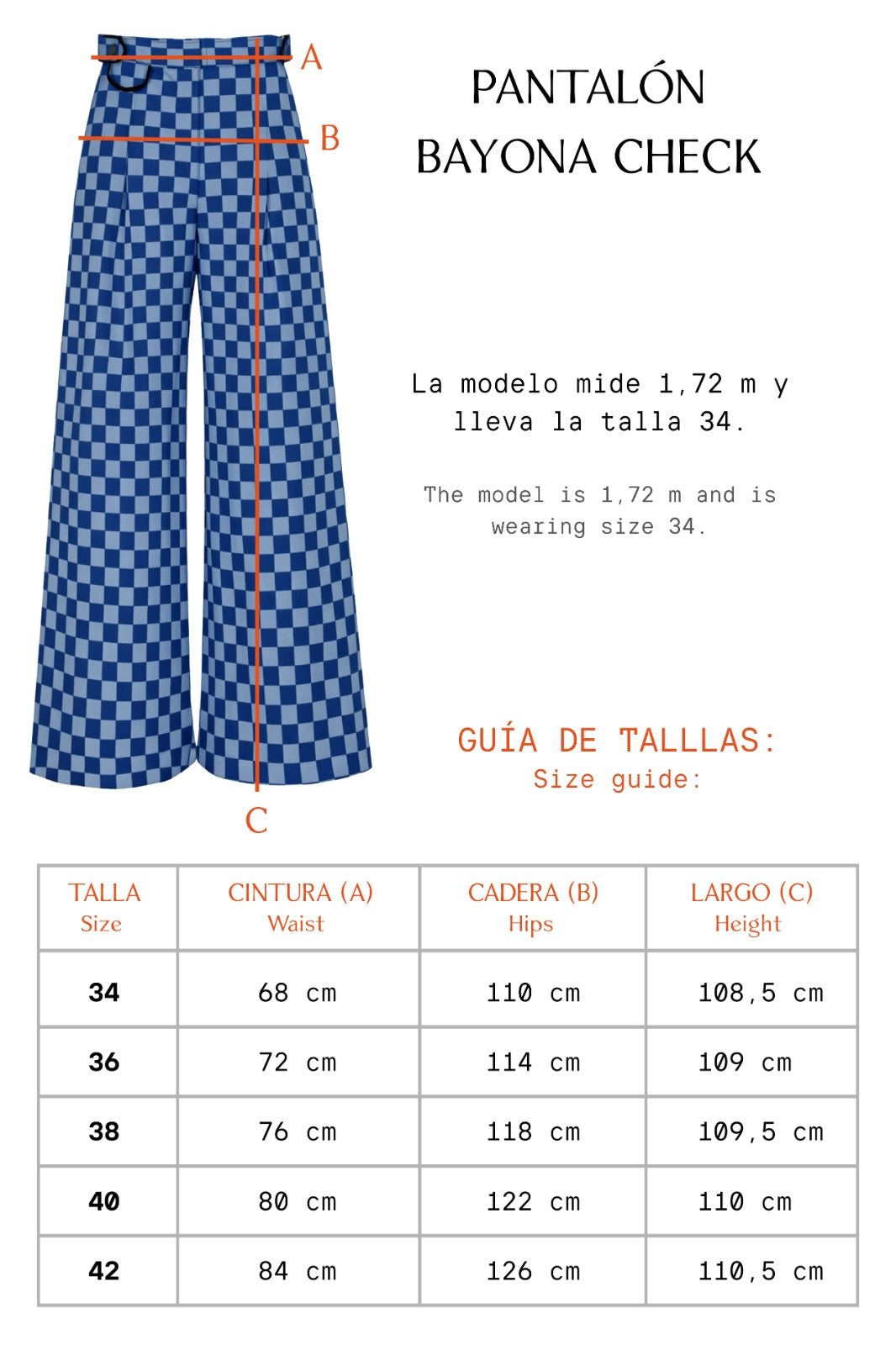 PANTALÓN CHECK
