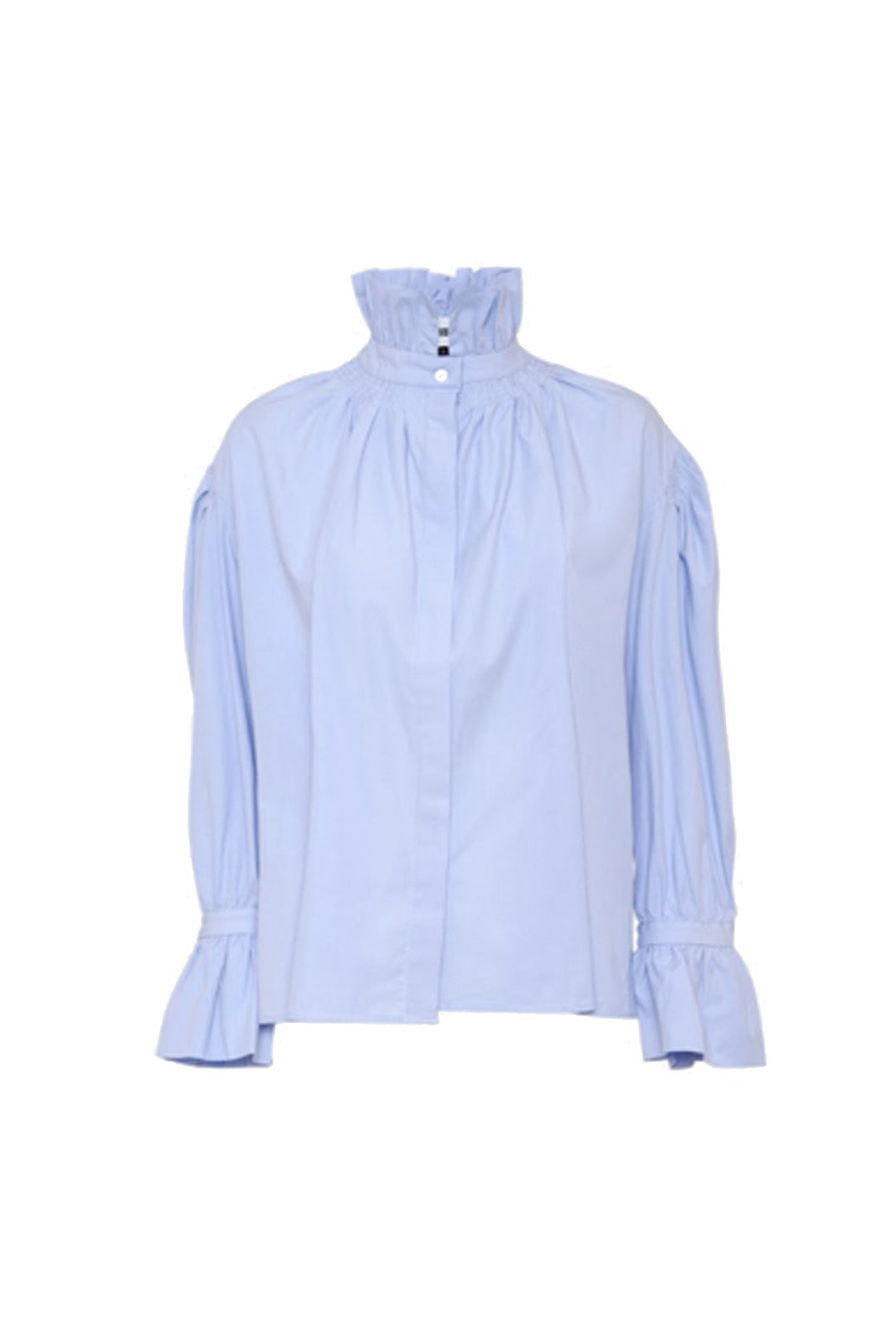 CAMISA BALMORAL LINO AZUL