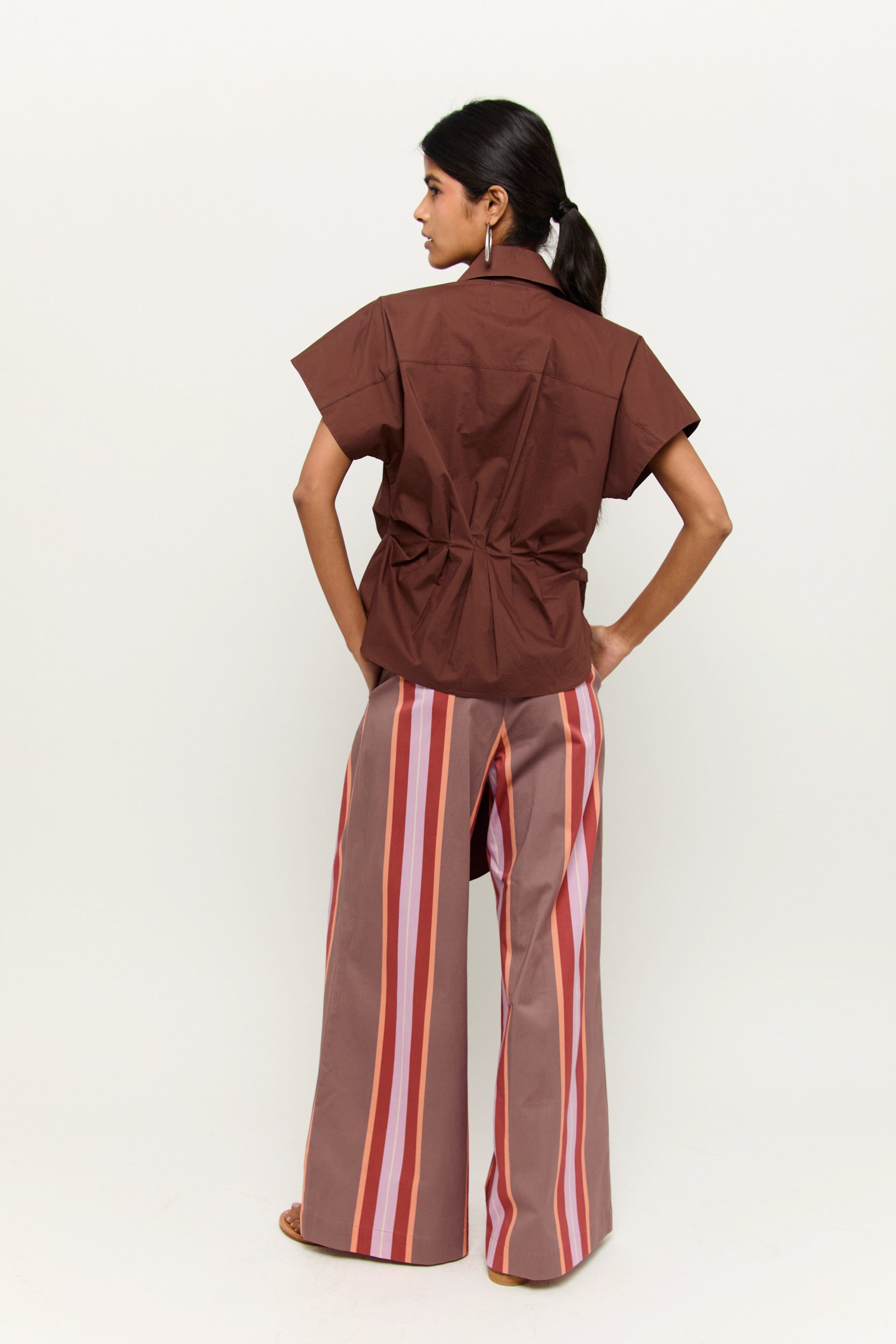 PANTALÓN BAYONA RAYAS NARANJA