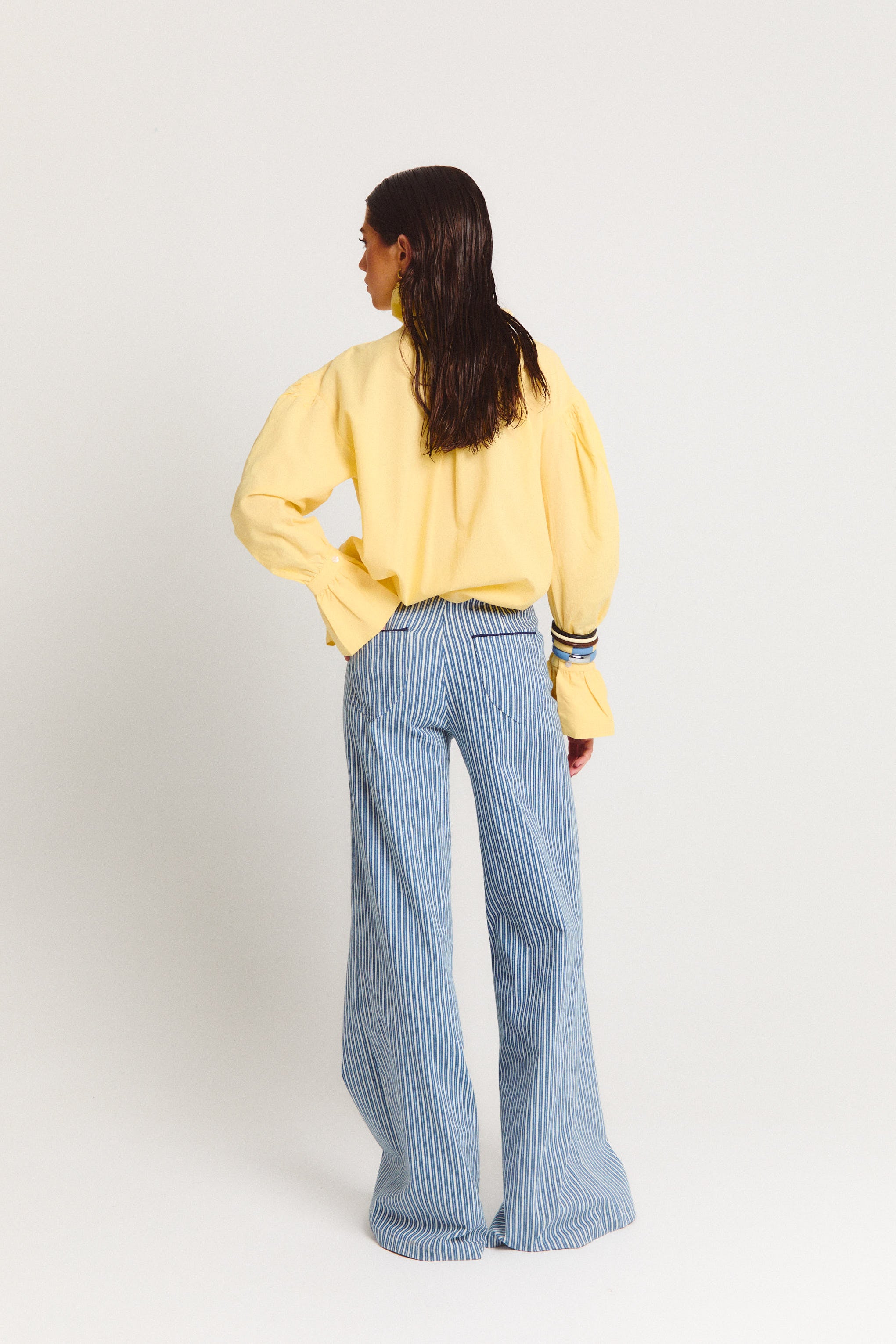 CAMISA BALMORAL AMARILLA
