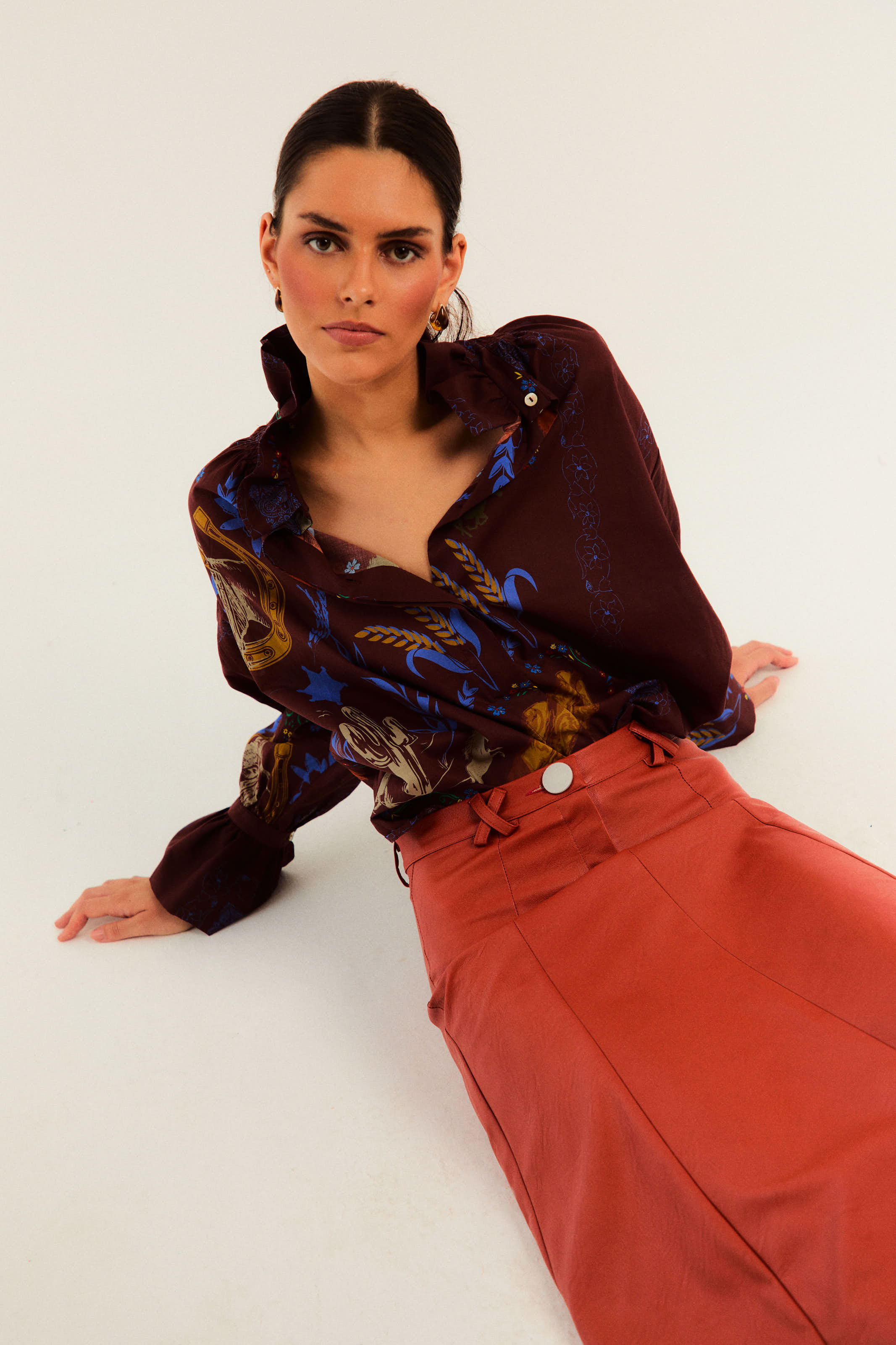 FALDA POPPINS NARANJA