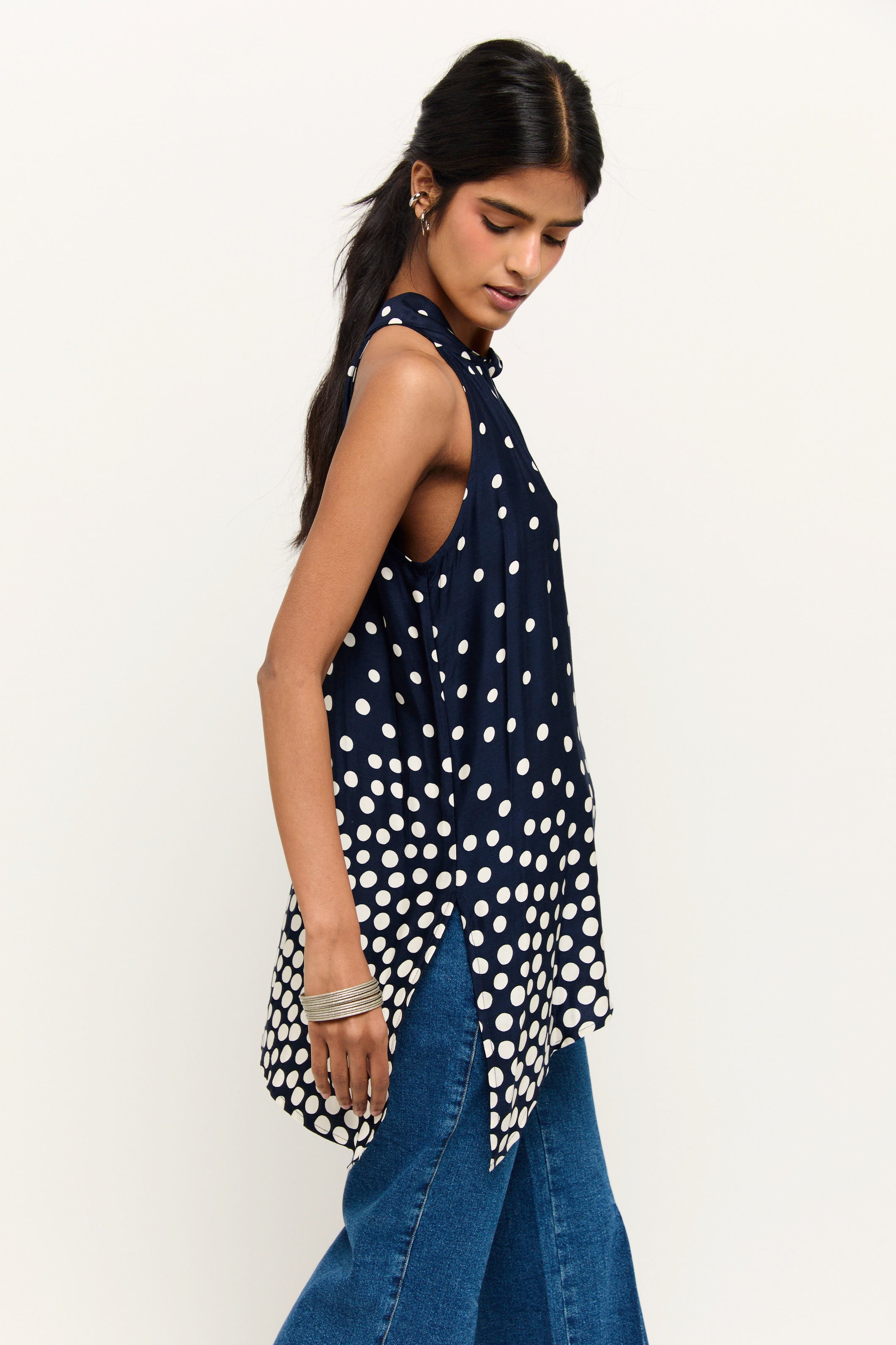 TOP HALTER DOTS