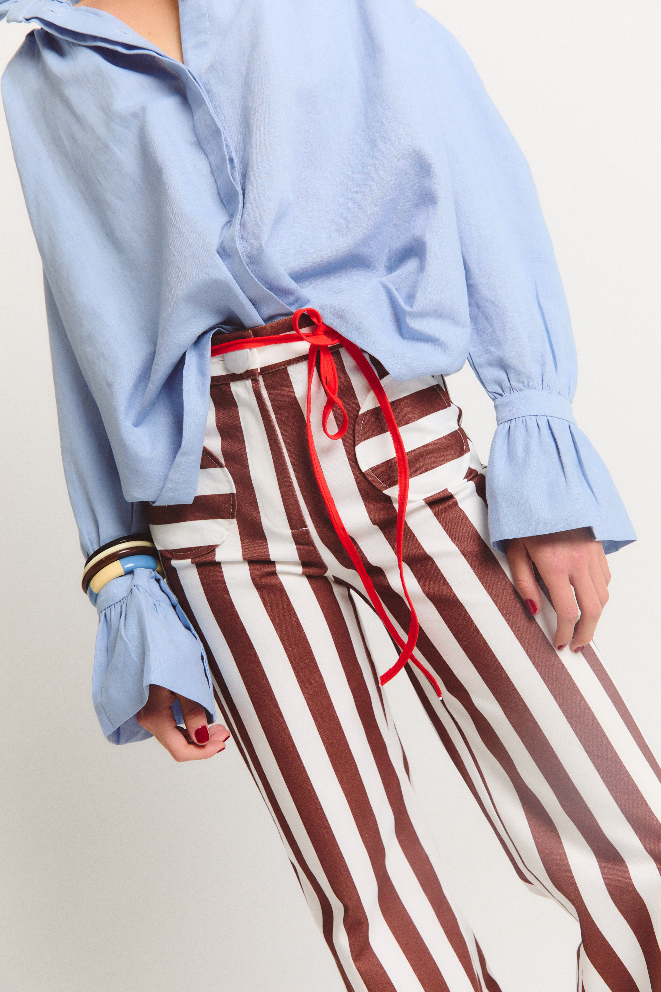 PANTALÓN CARDIN BIARRITZ MARRÓN - SE RECOMIENDA COMPRAR UNA TALLA MÁS. SALIDA DE PEDIDO 16 DE MARZO