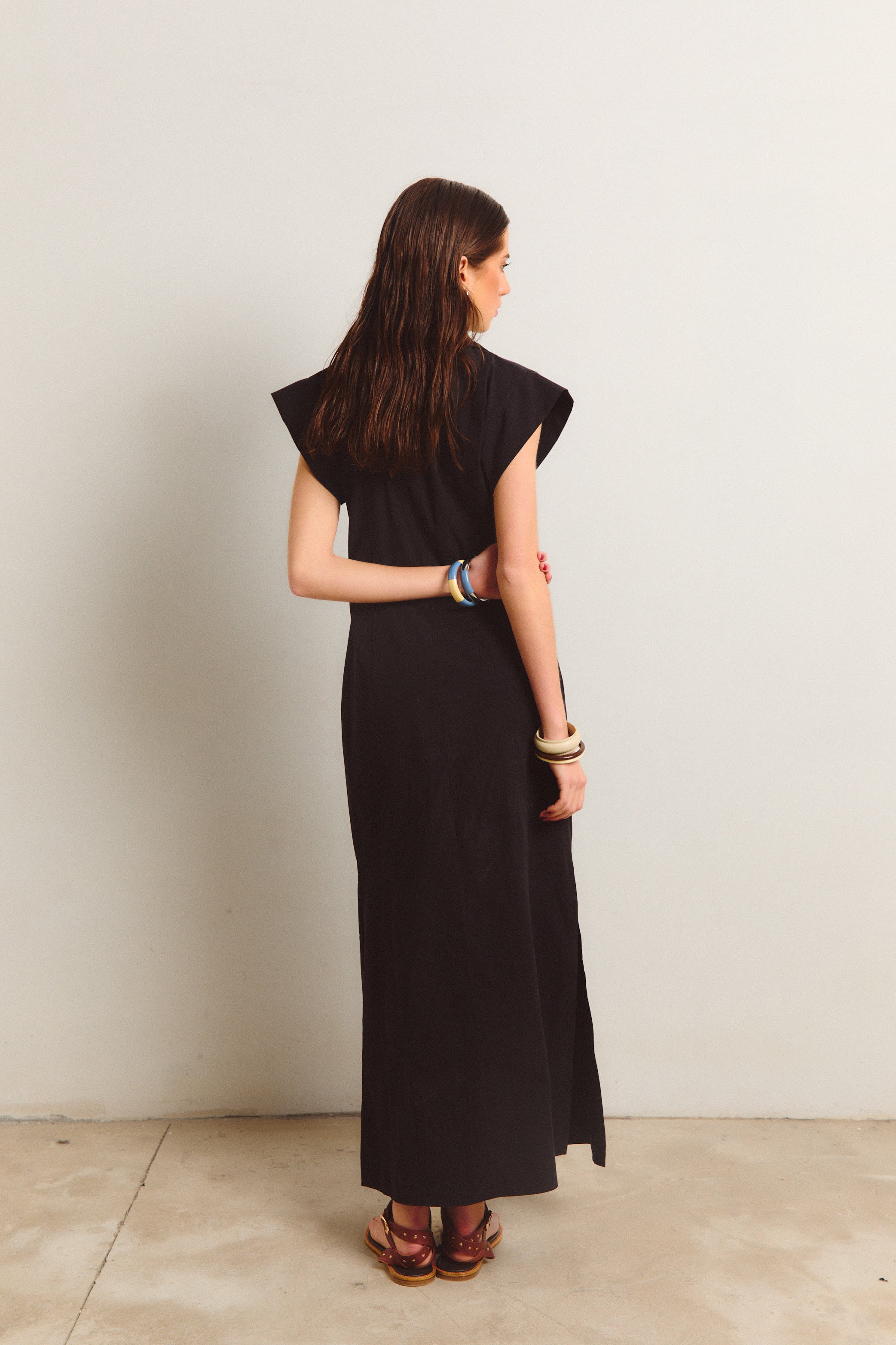 VESTIDO CASABLANCA NEGRO