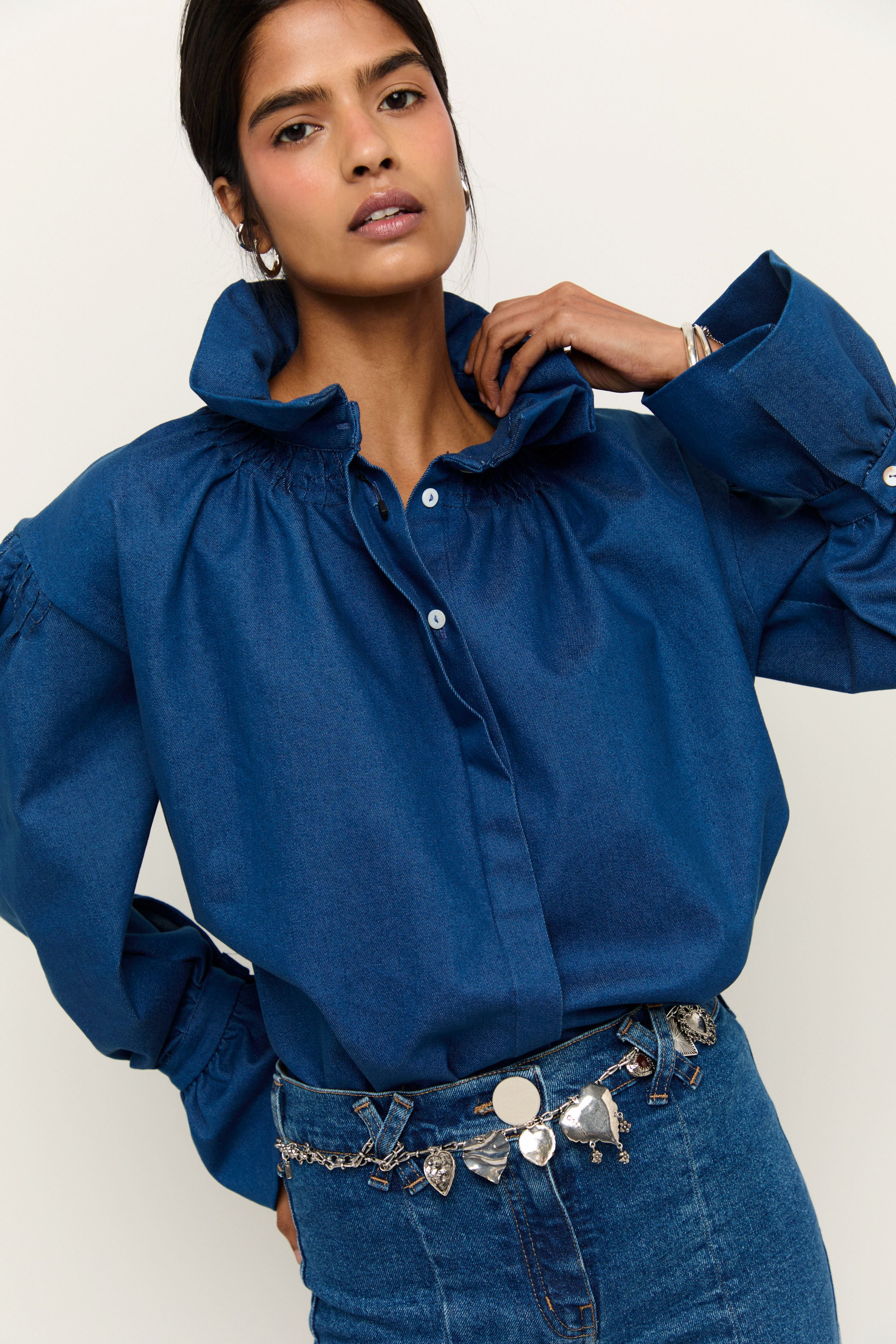 CAMISA BALMORAL DENIM