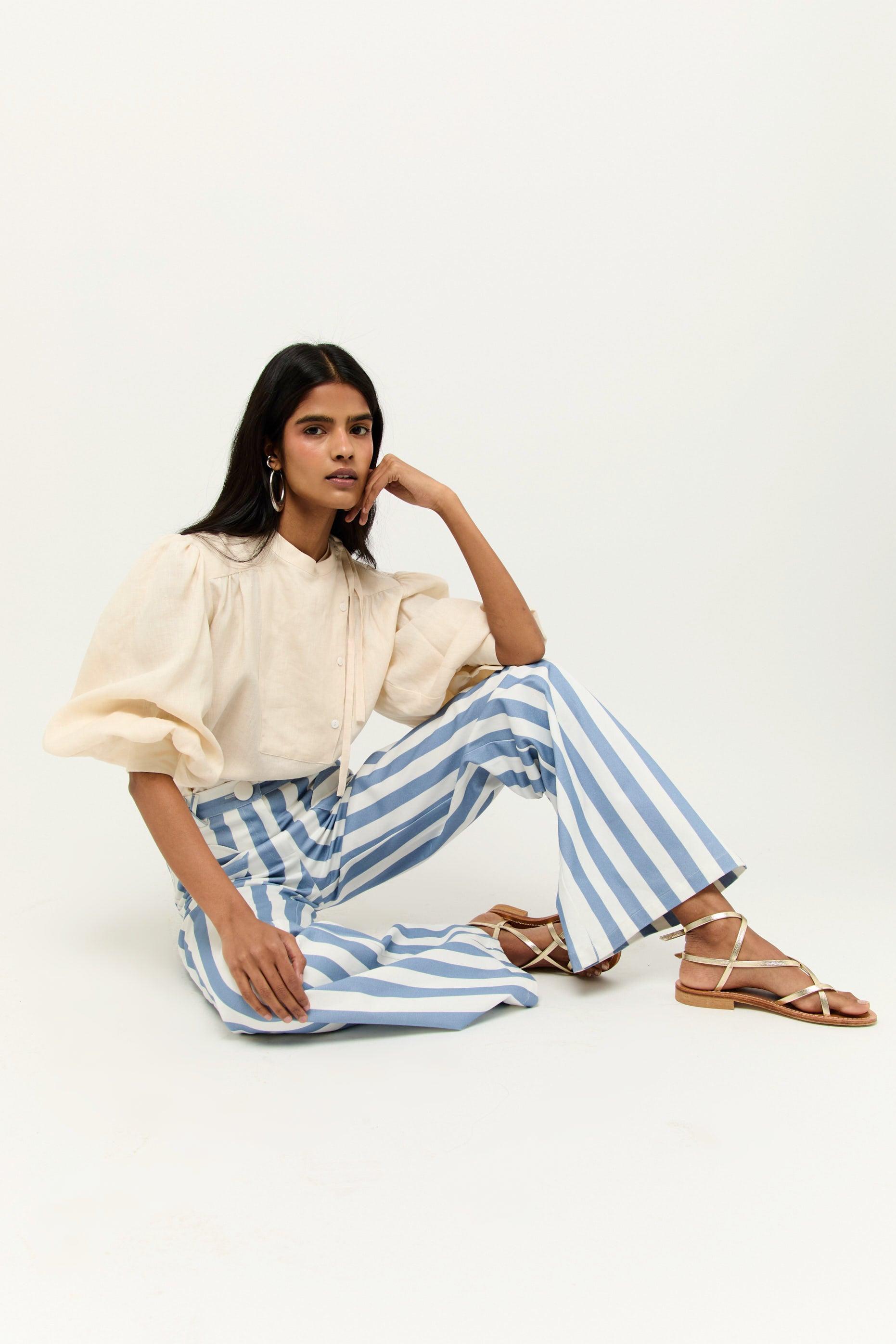 PANTALÓN BIARRITZ AZUL CLARO -SE RECOMIENDA COMPRAR UNA TALLA MÁS. SALIDA DE PEDIDO 16 DE MARZO