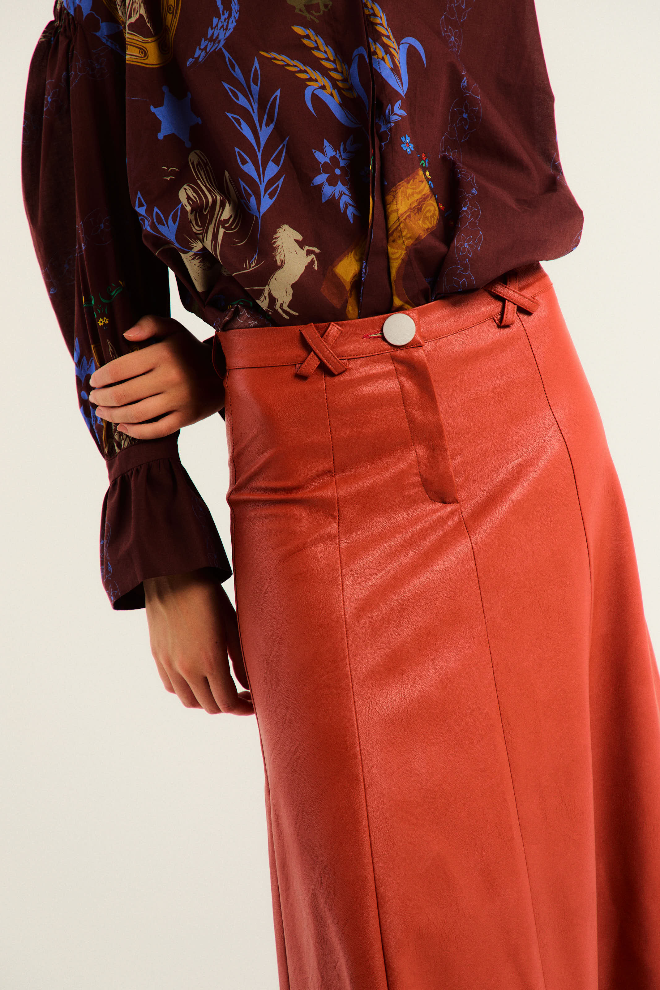 FALDA POPPINS NARANJA