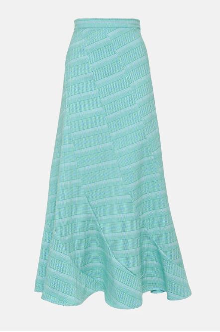 FALDA POIRET AZUL