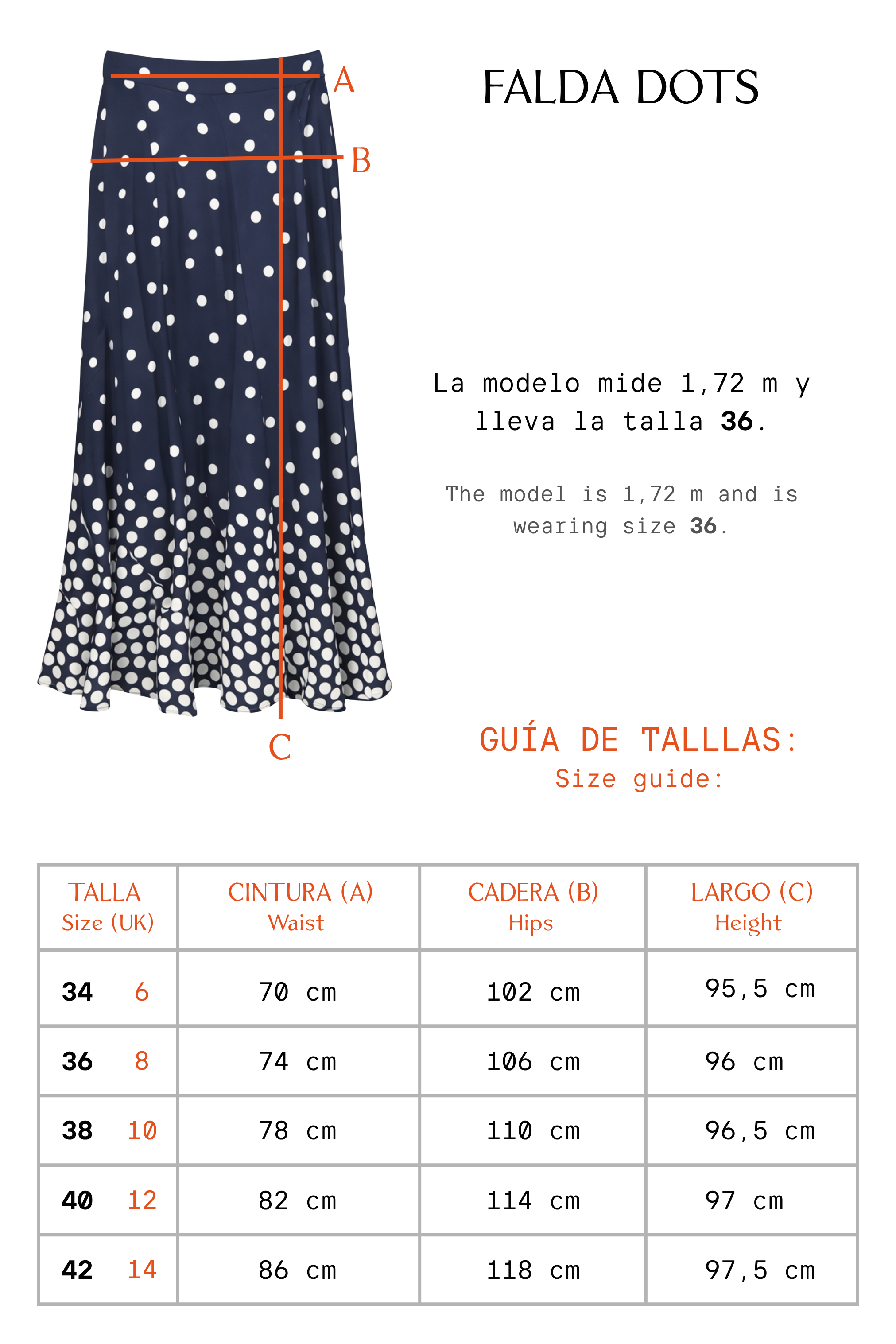 FALDA GILDA DOTS