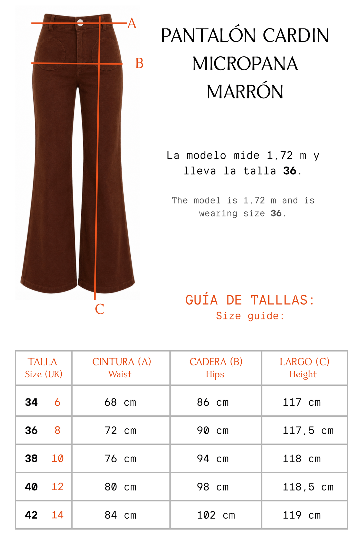 PANTALÓN CARDIN MICROPANA MARRÓN