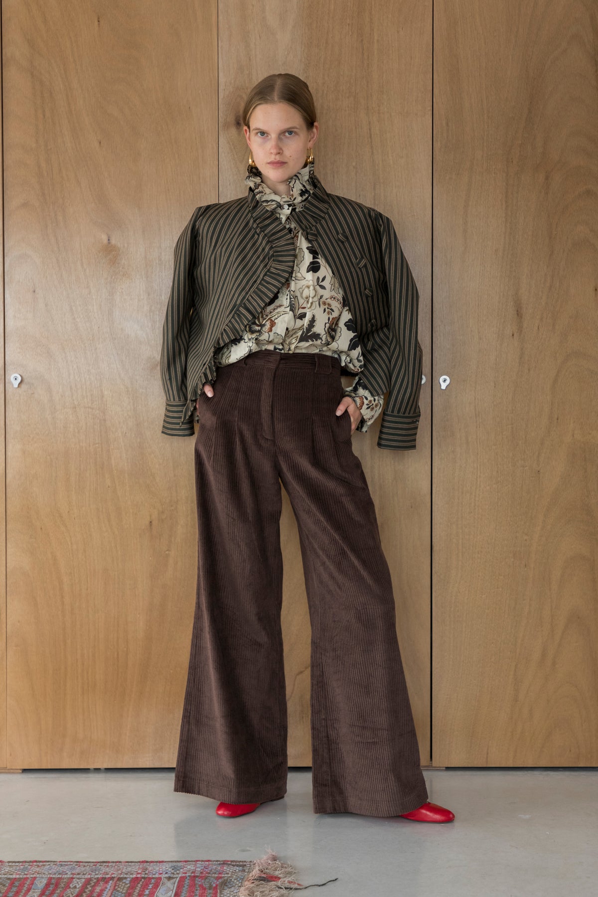 Nancy Corduroy Trousers – Brown