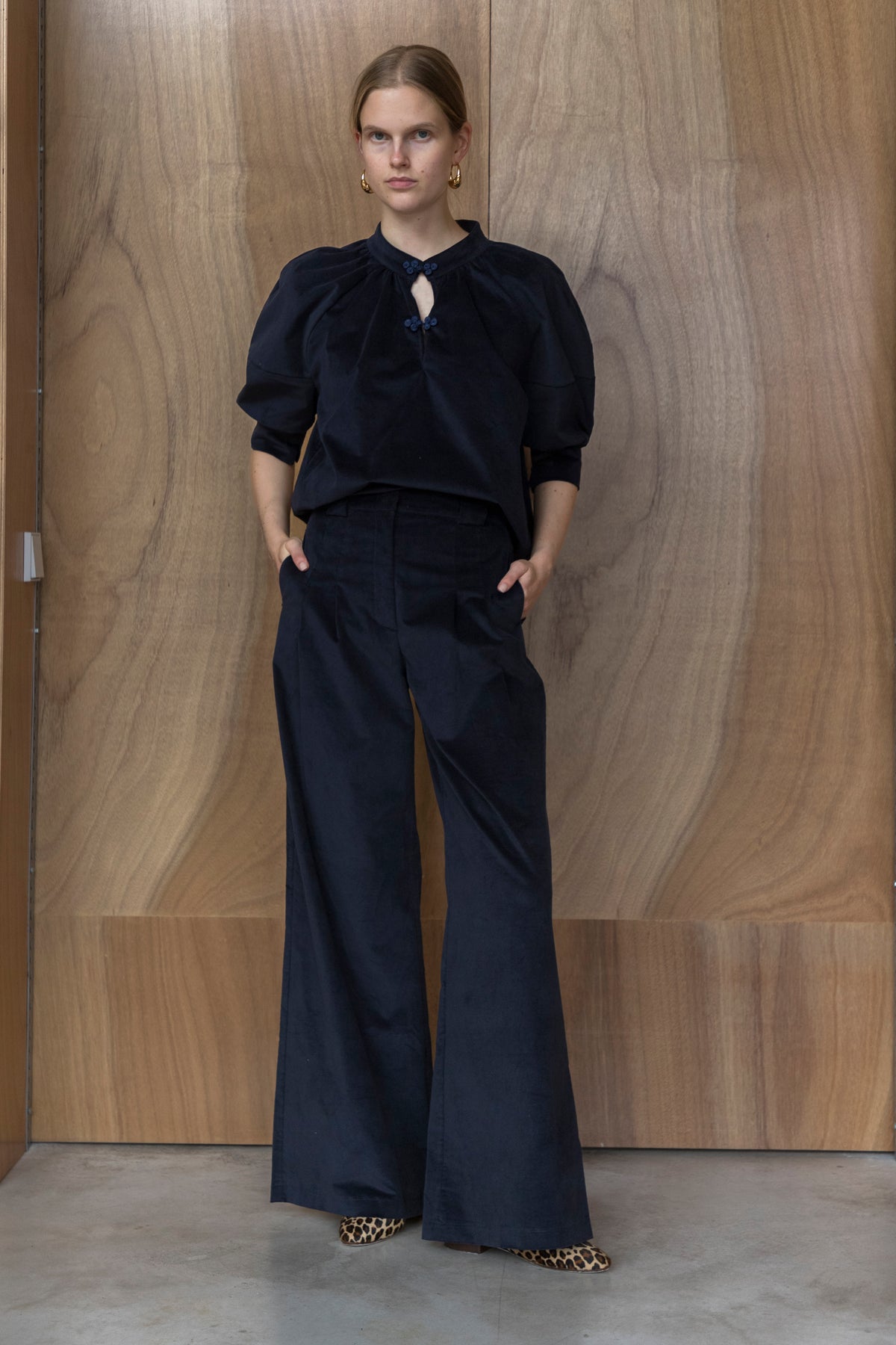 Nancy Corduroy Trousers – Navy
