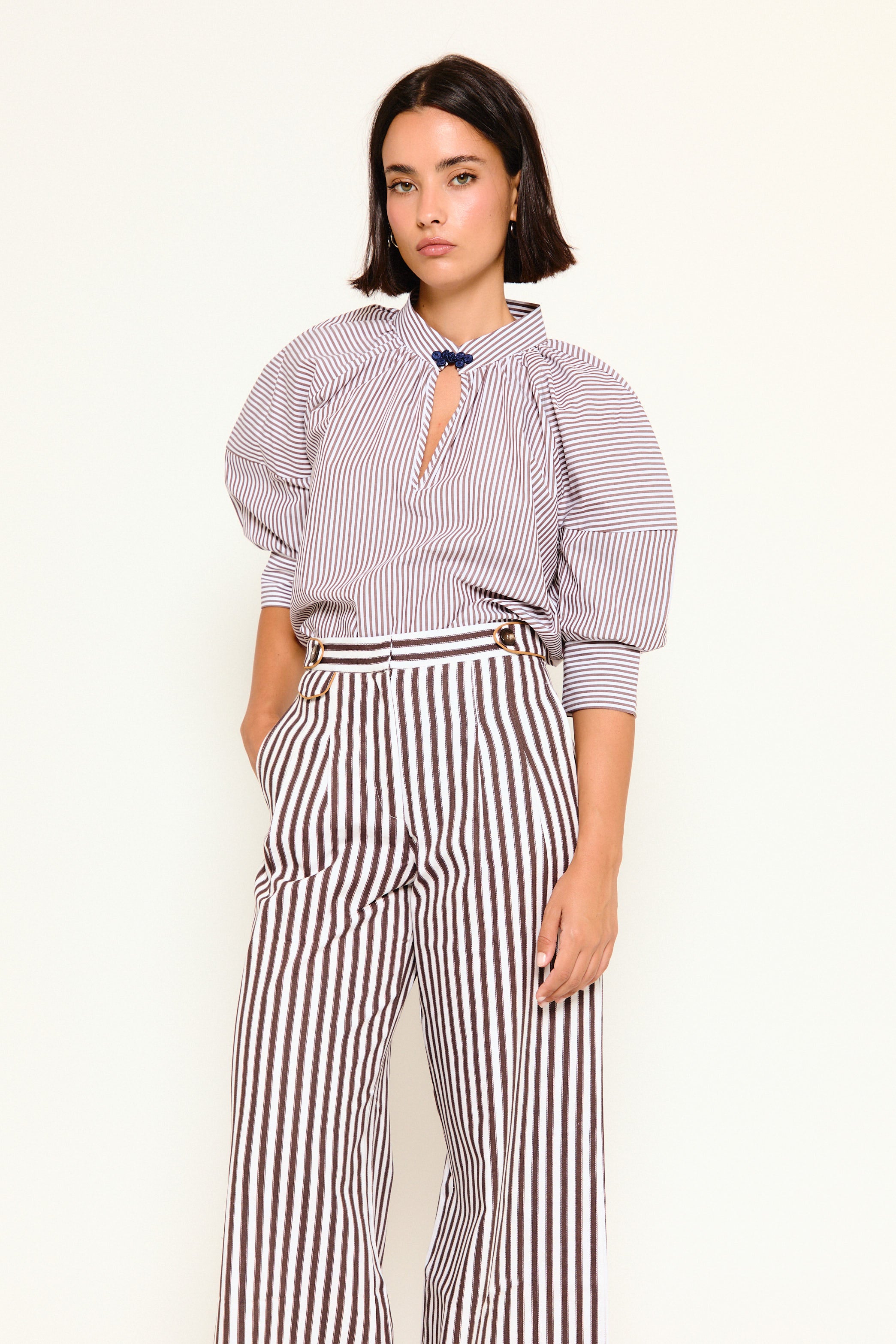 CAMISA MARA MARRÓN