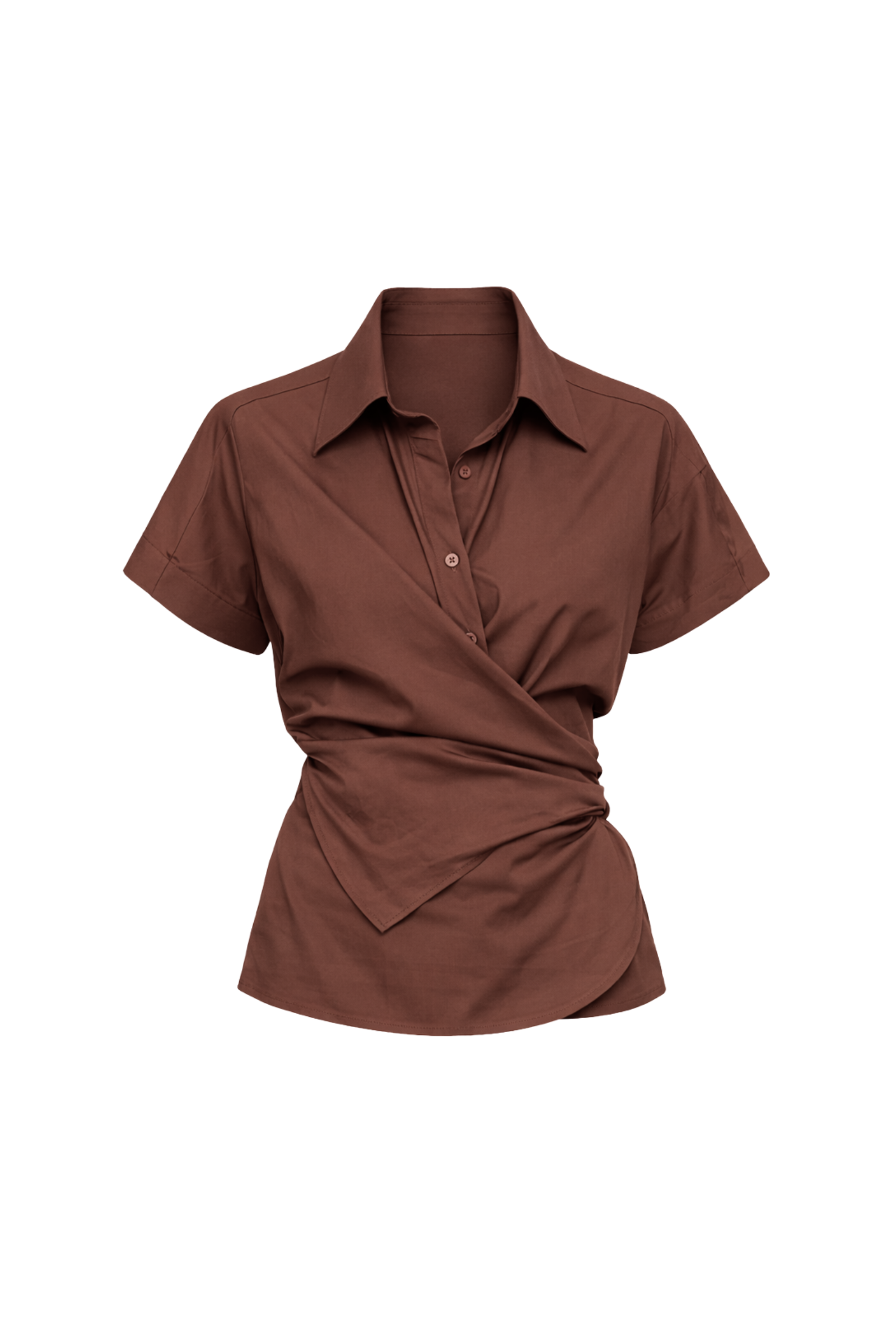 CAMISA AMALFI MARRÓN