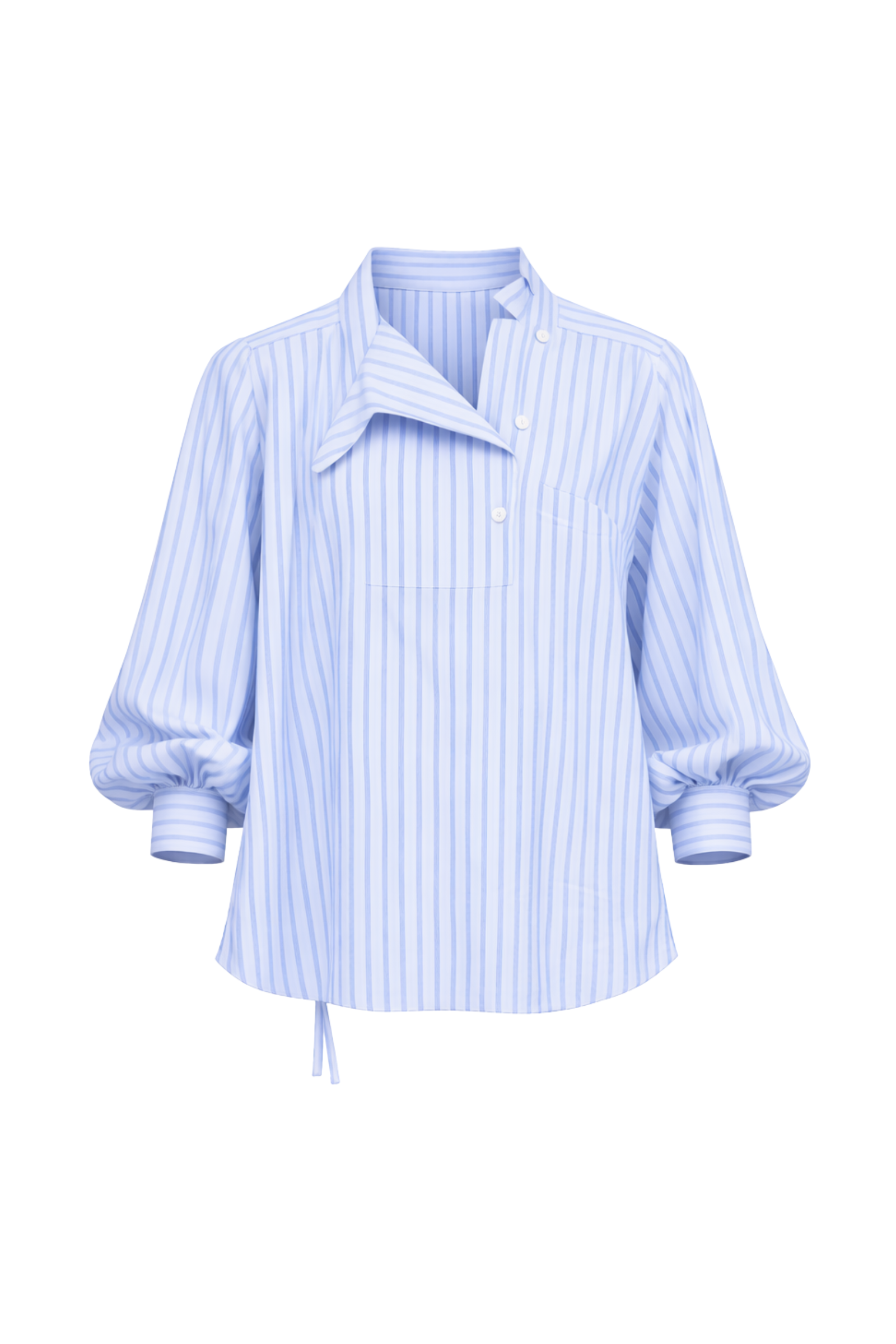 CAMISA ASILAH RAYAS AZUL