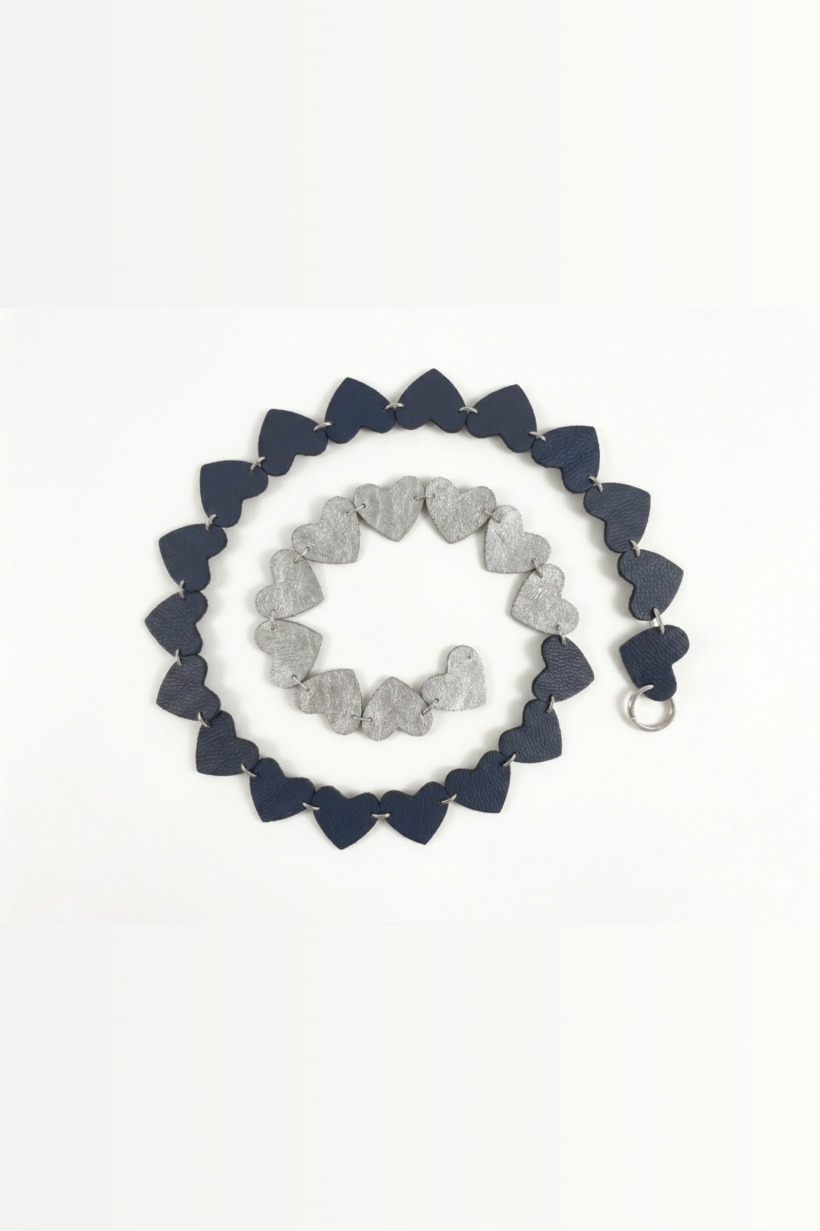 CINTURÓN WERIT x baltei PLATEADO/ AZUL
