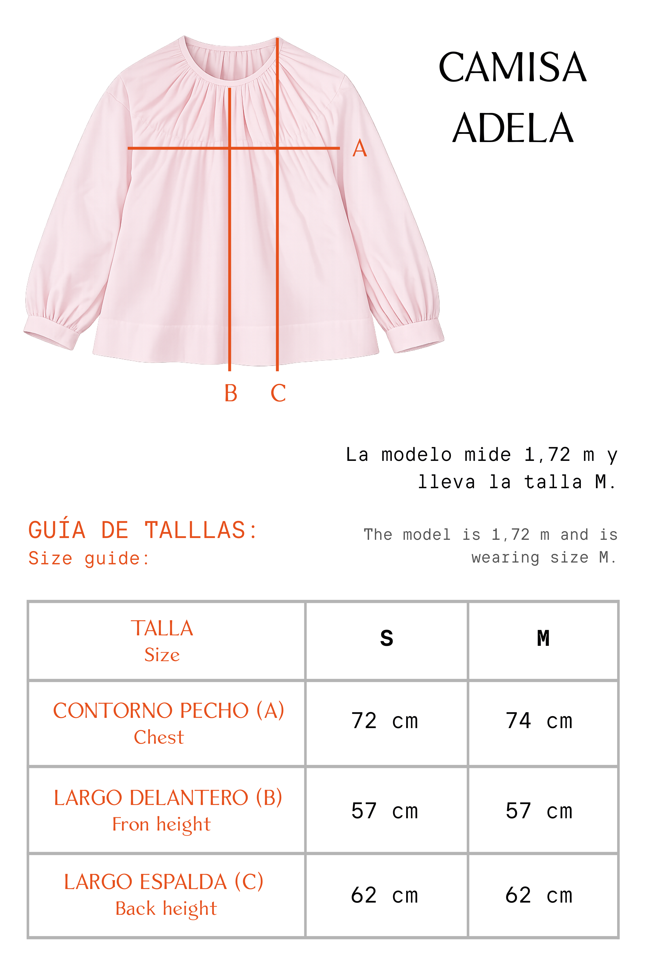 CAMISA ADELA ROSA