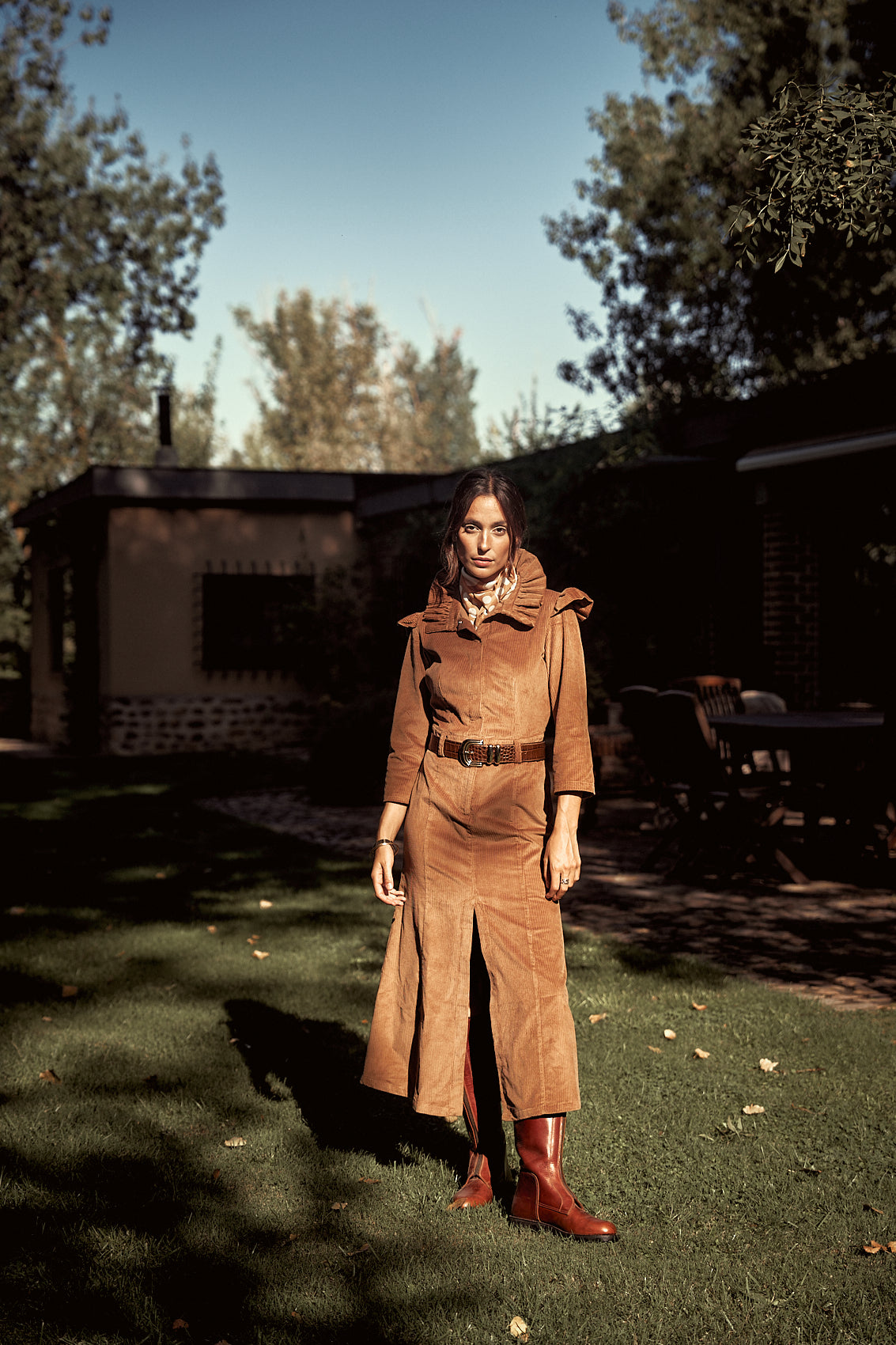 ARCHIVE SALE - VESTIDO PEGGY CAMEL