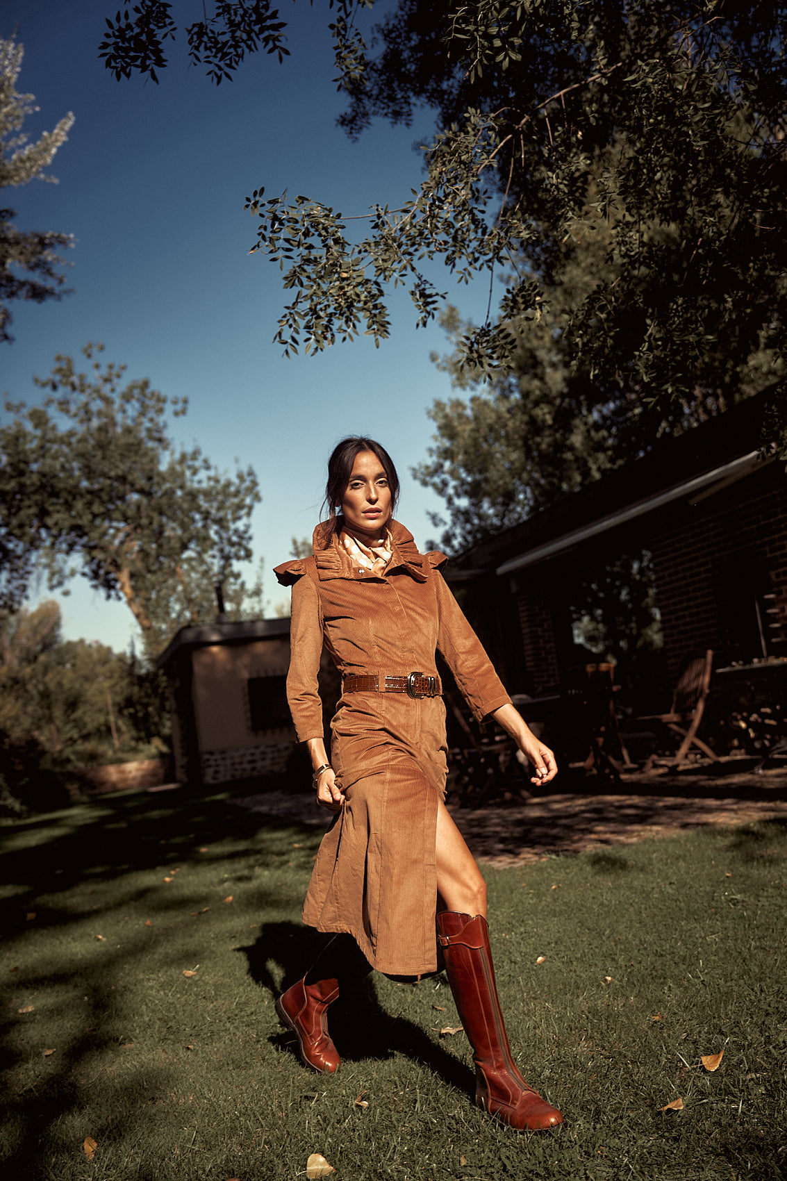 ARCHIVE SALE - VESTIDO PEGGY CAMEL