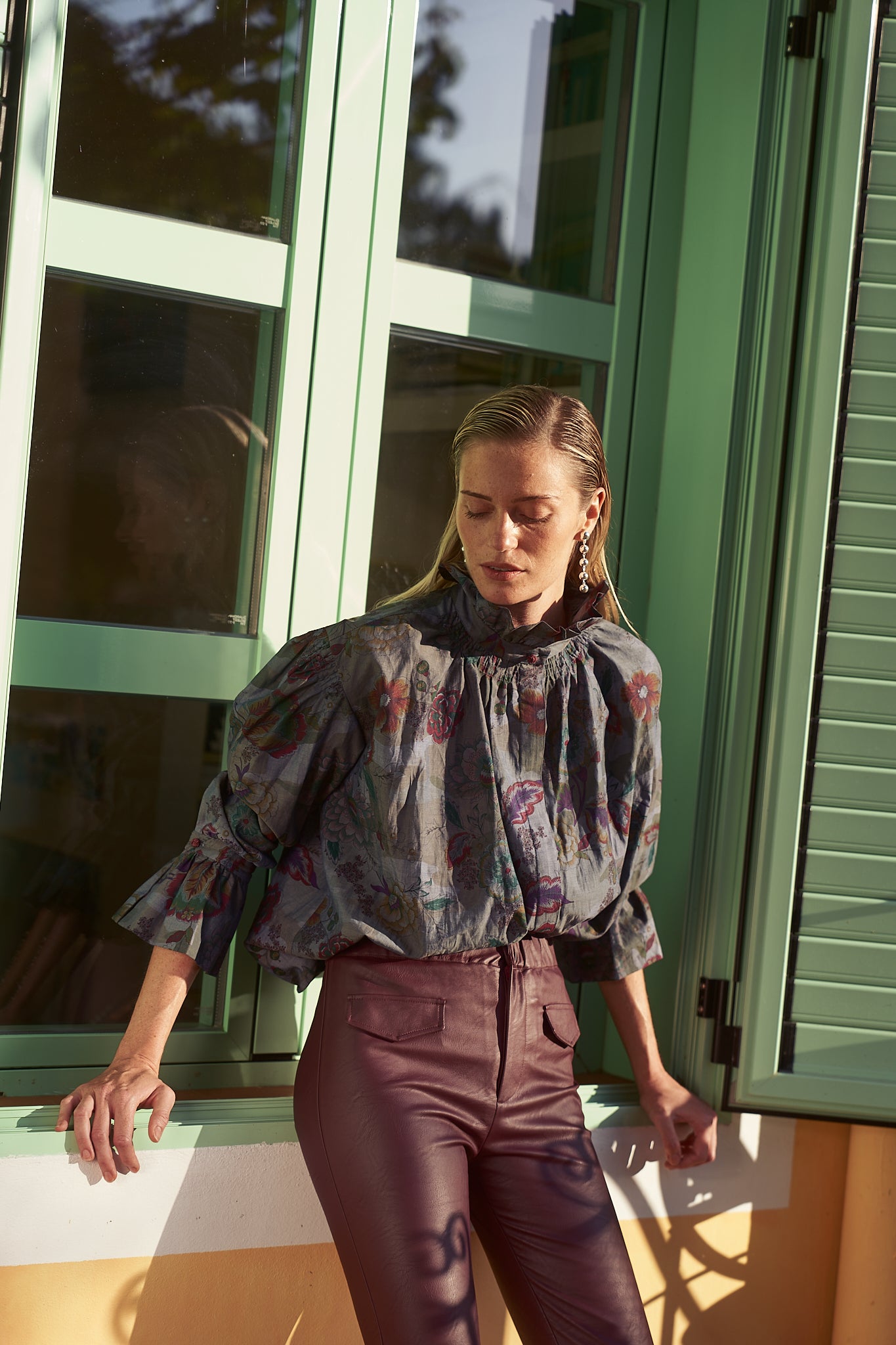 PANTALÓN JAGGER BERENJENA