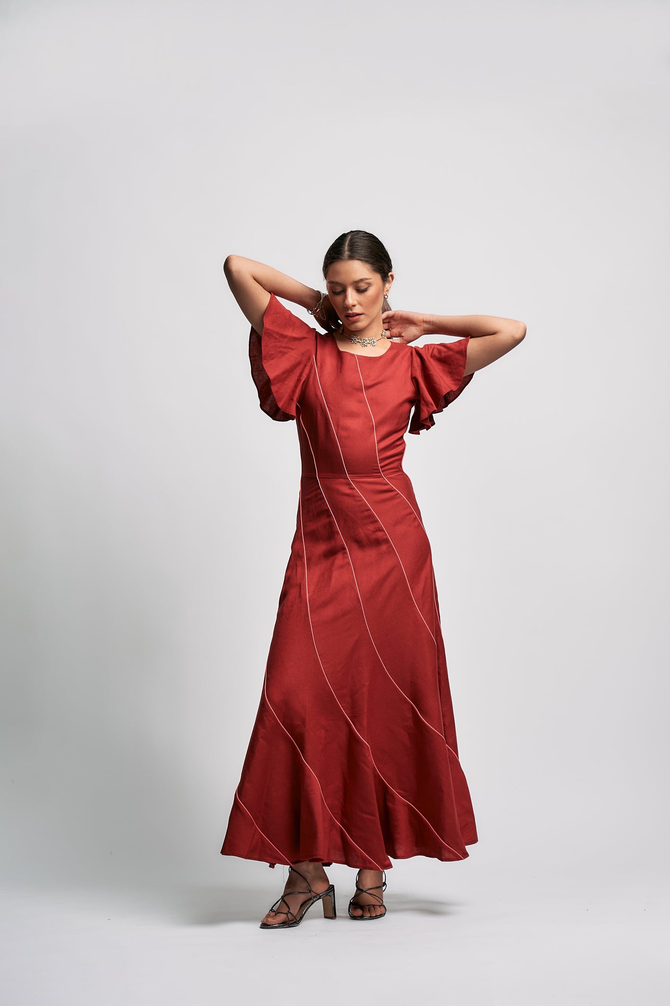 VESTIDO LOLITA TEJA