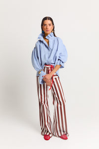 PANTALÓN CARDIN BIARRITZ MARRÓN -PRE VENTA