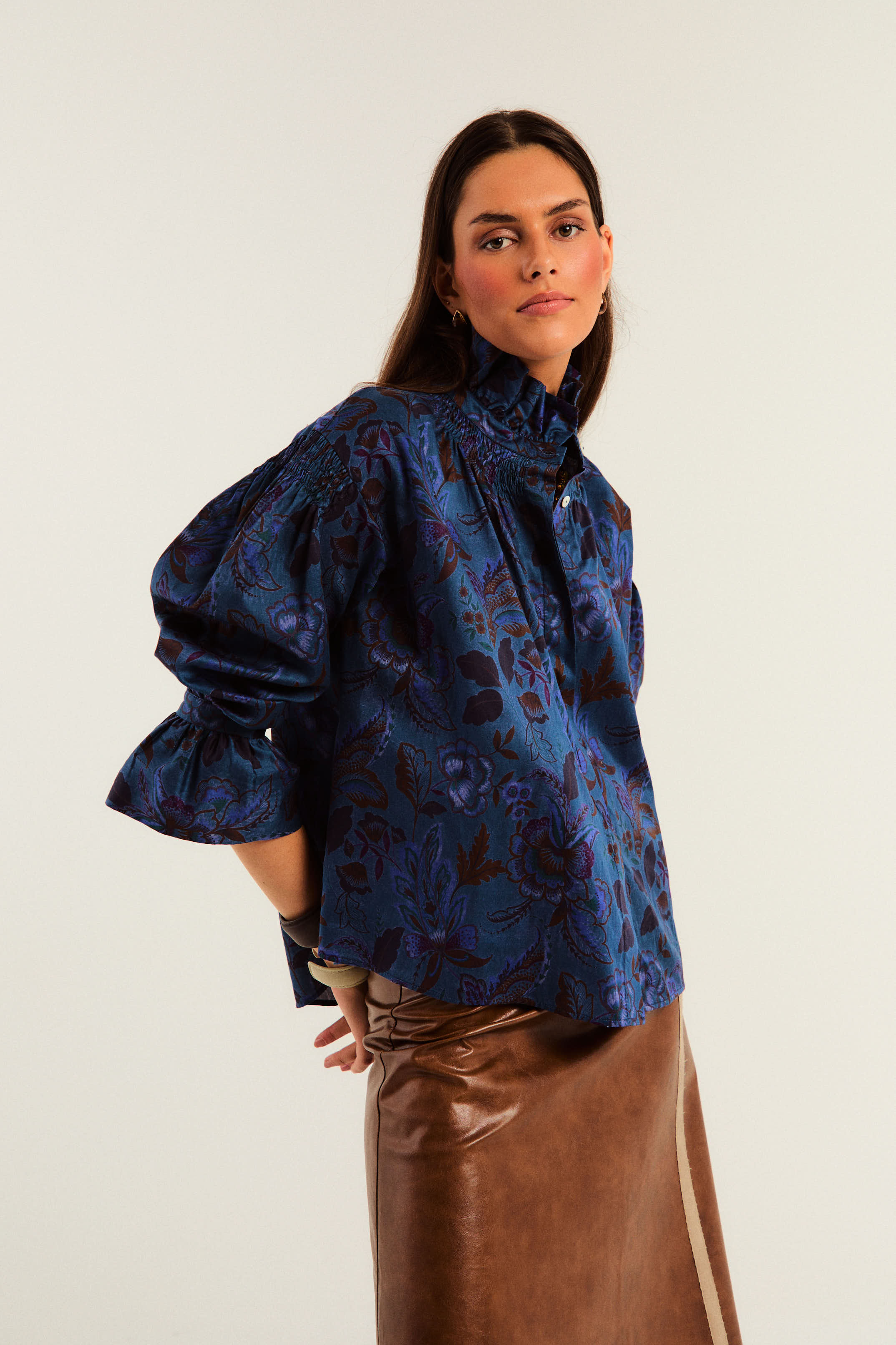 CAMISA BALMORAL KEW AZUL