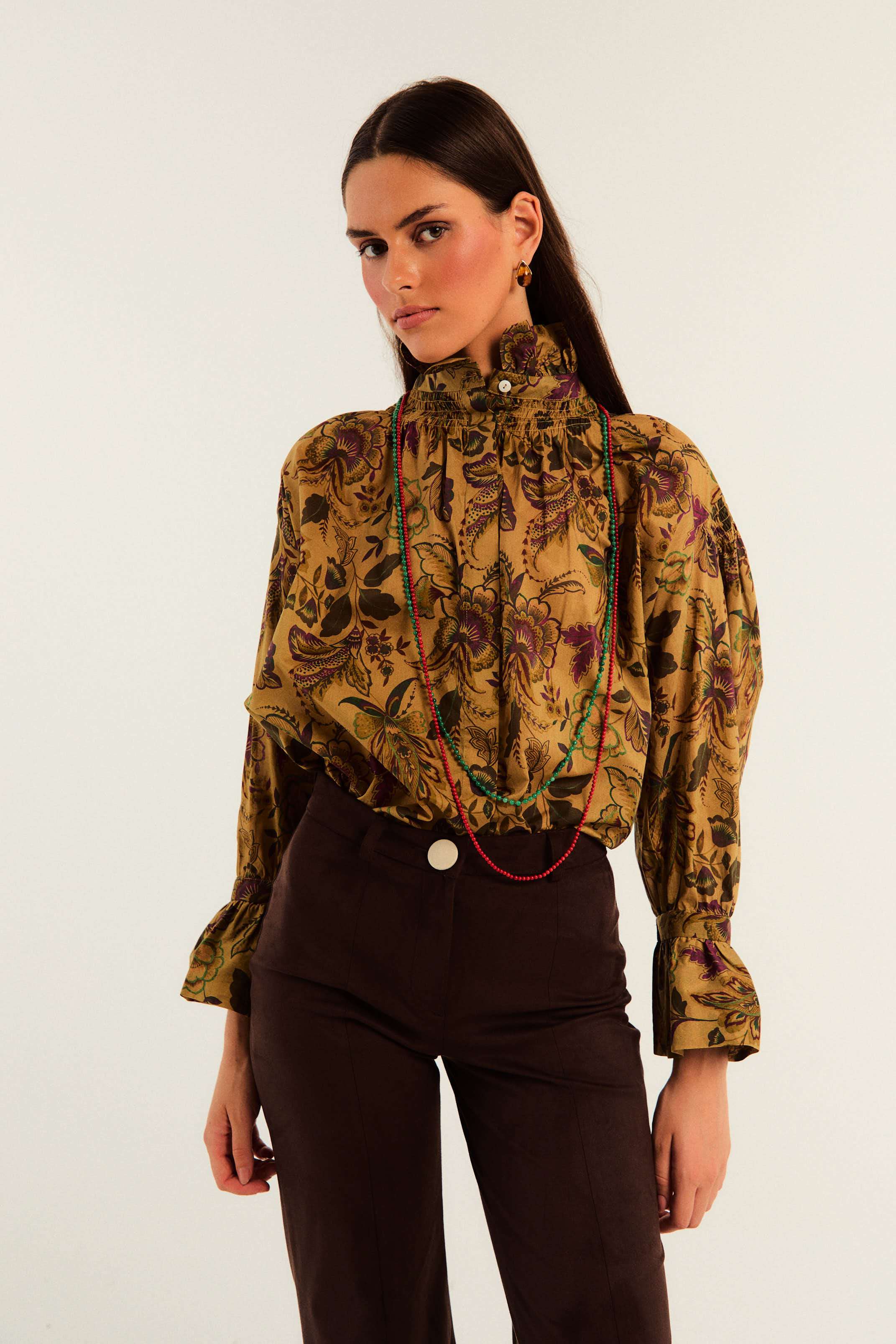 CAMISA BALMORAL KEW KAKI