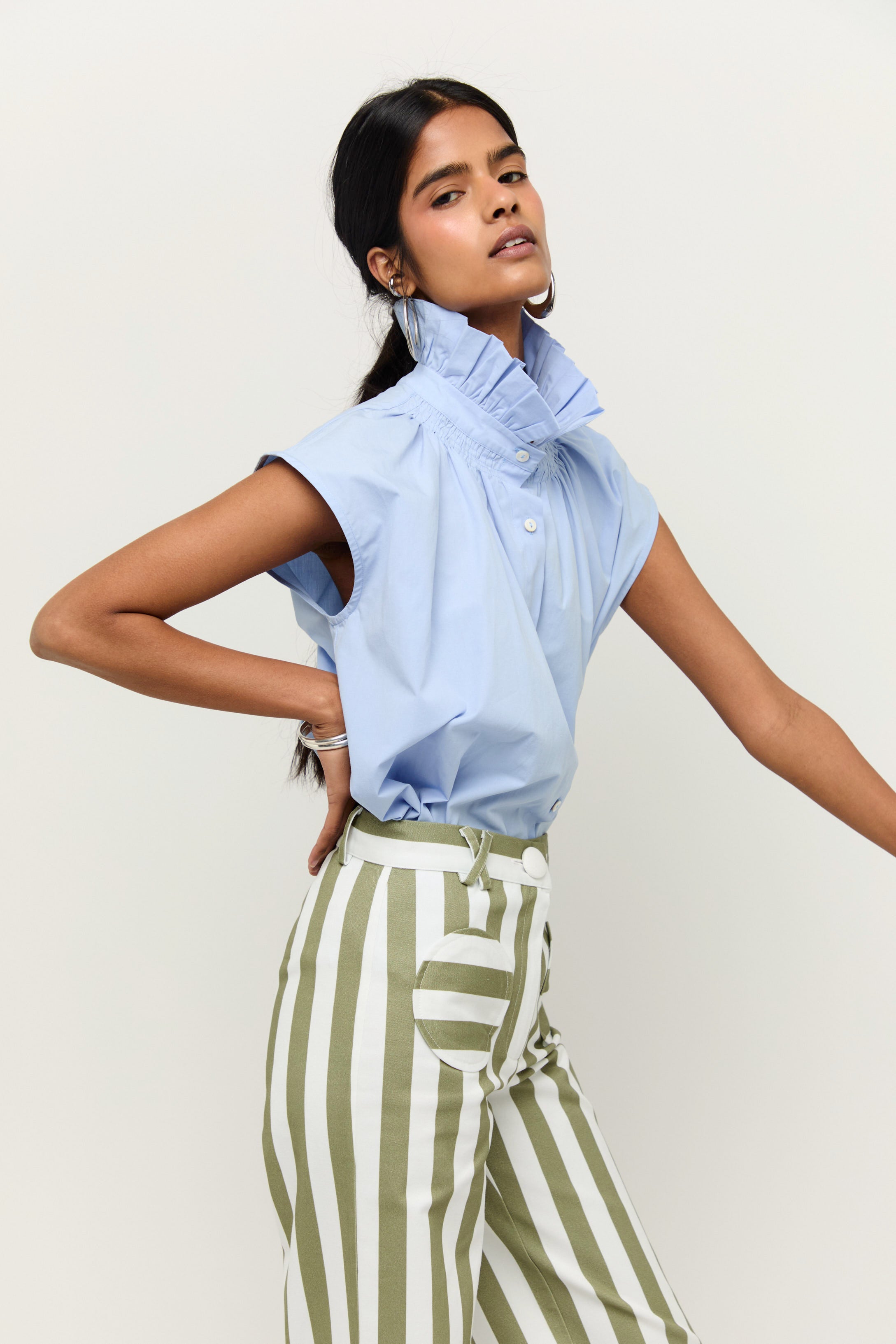 CAMISA BIARRITZ AZUL CLARO