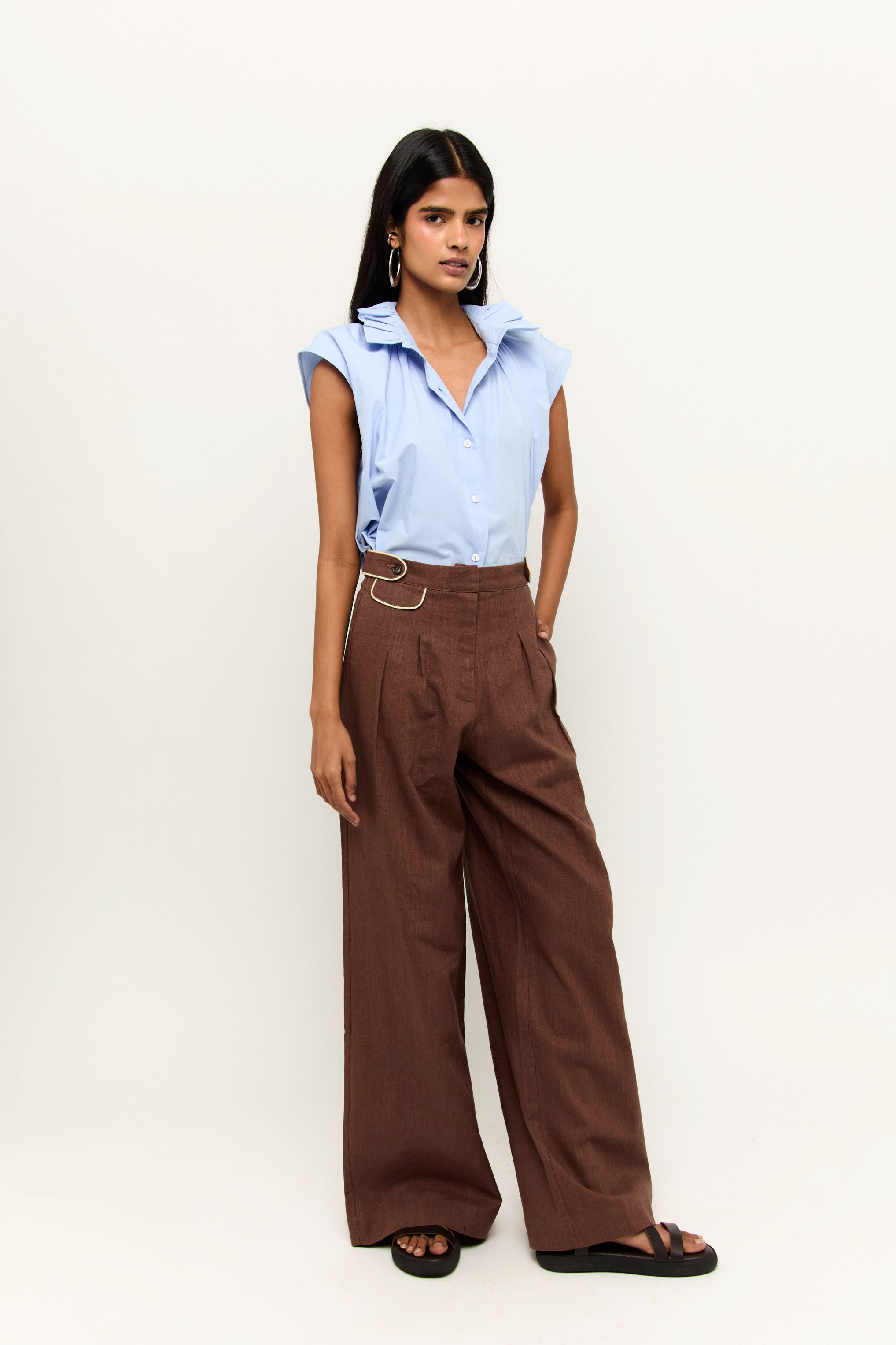 CAMISA BIARRITZ AZUL CLARO