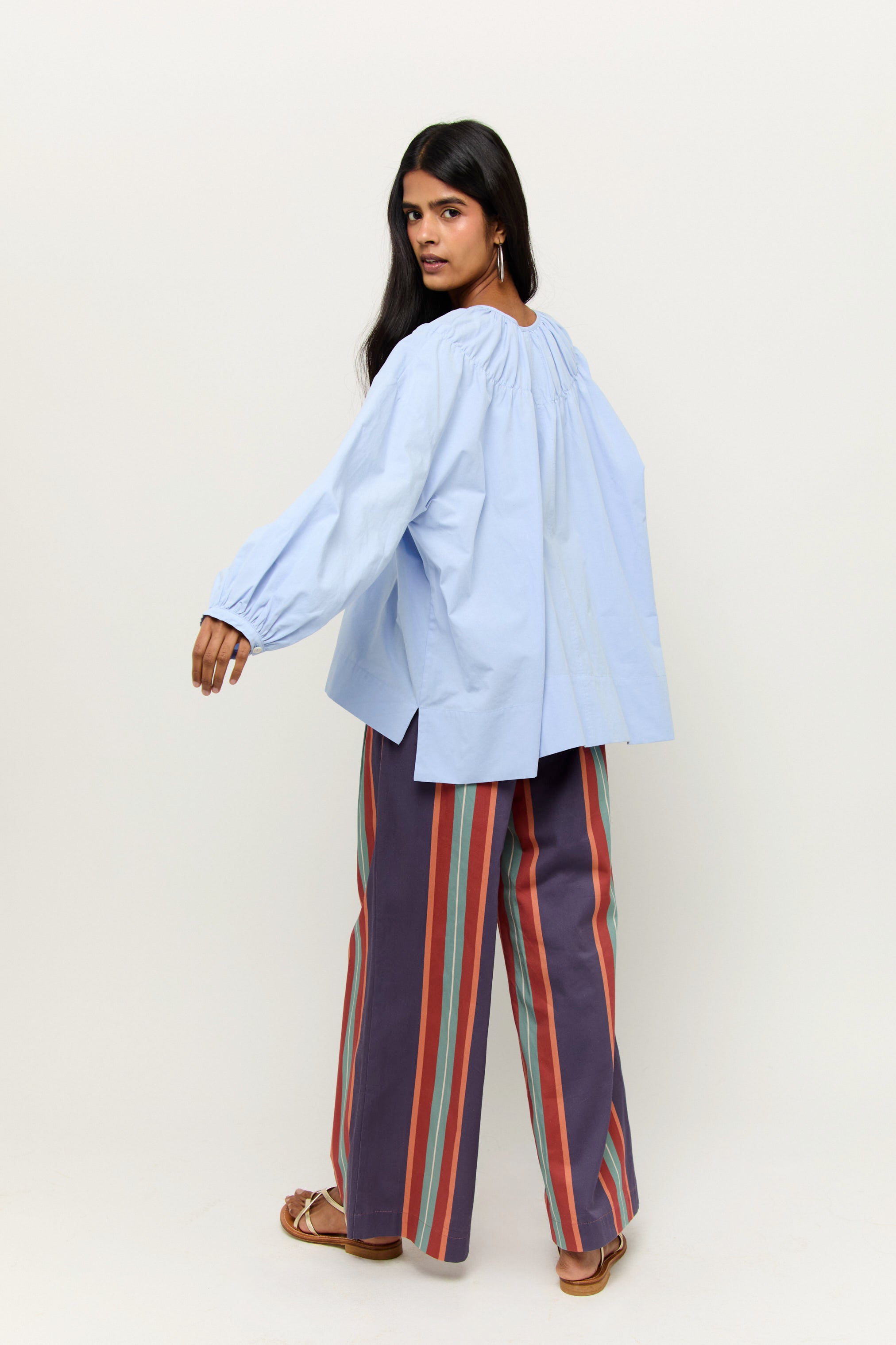 CAMISA ADELA AZUL CLARO