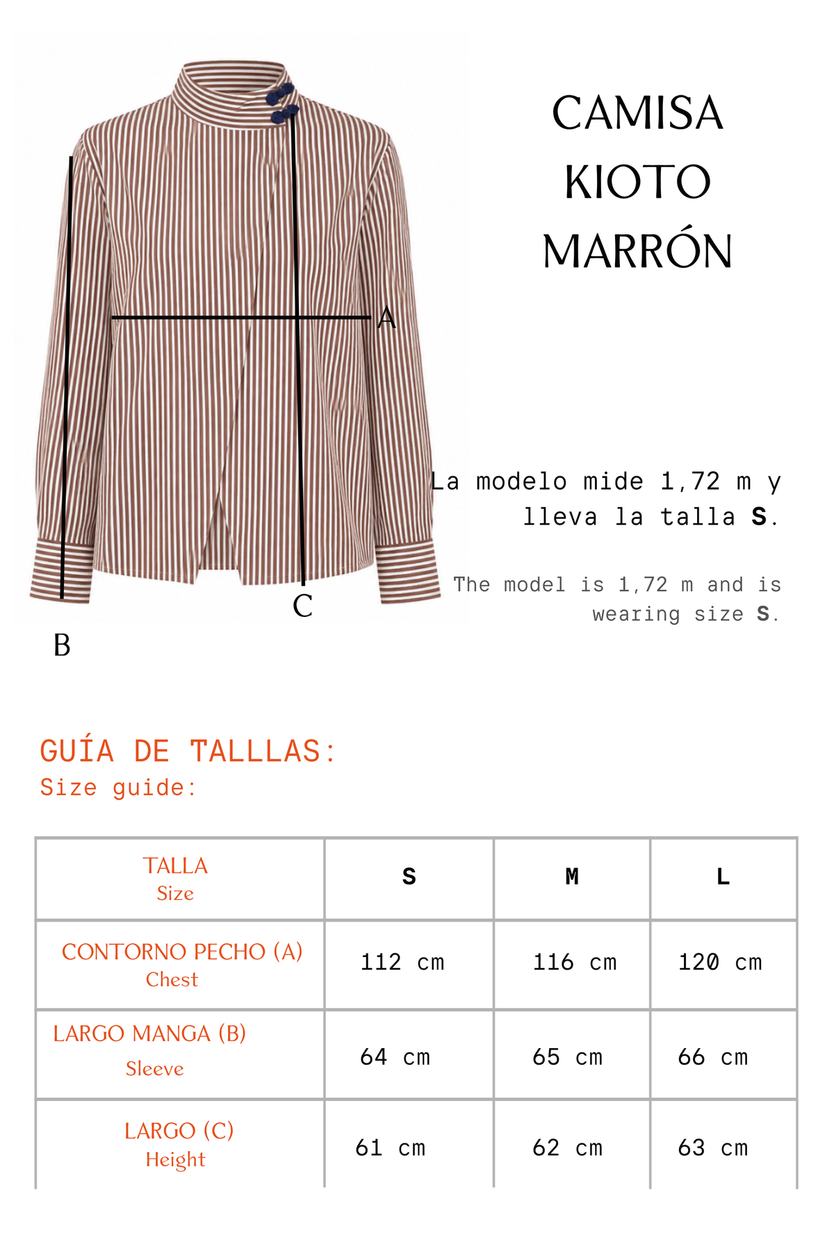 CAMISA KIOTO MARRON