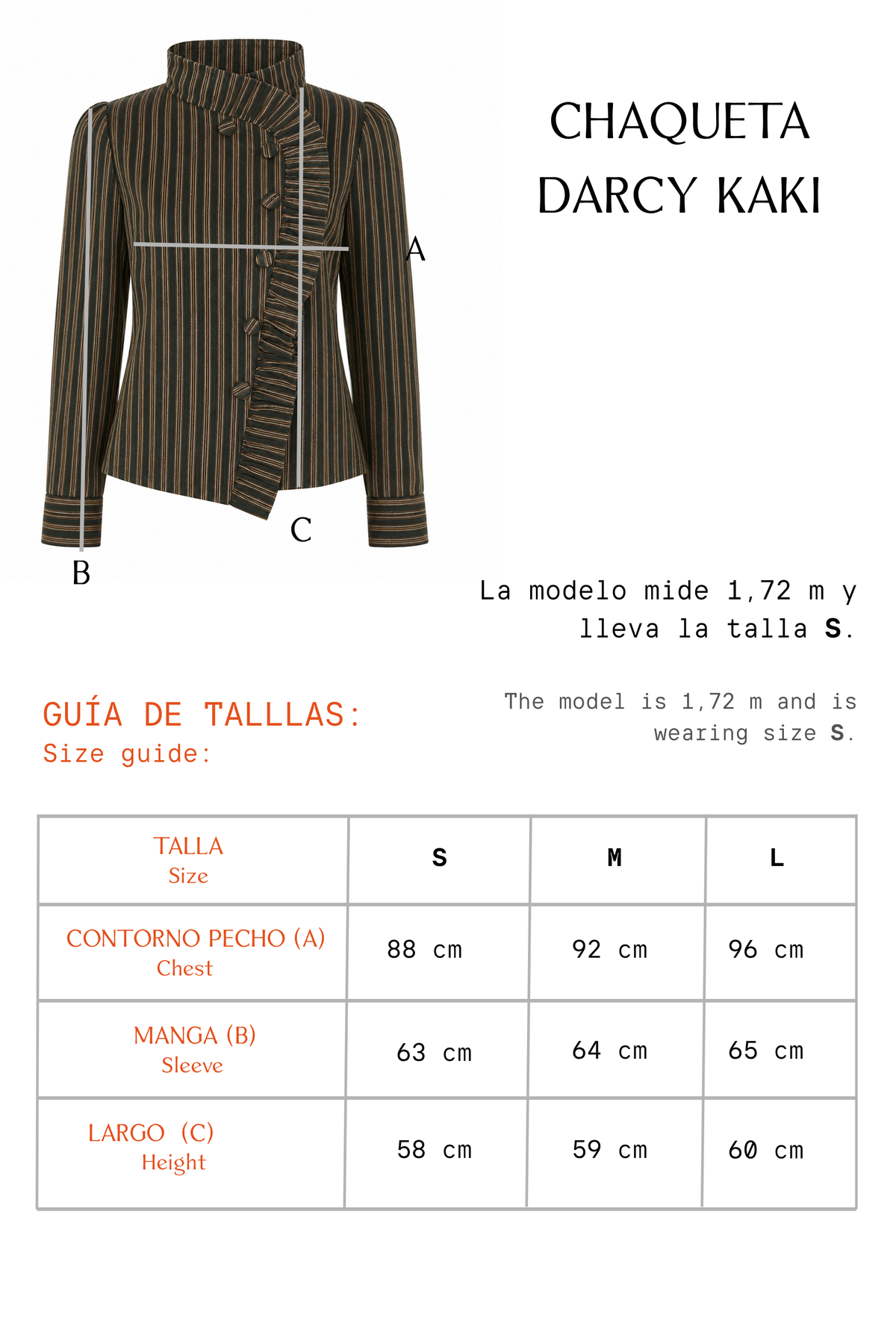 CHAQUETA DARCY KAKI