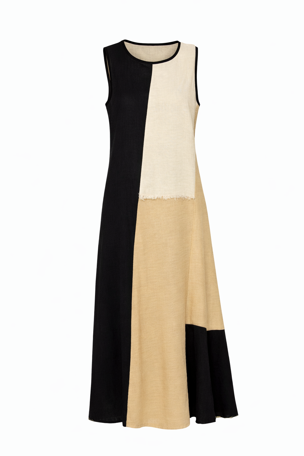 VESTIDO SOMAO TRICOLOR
