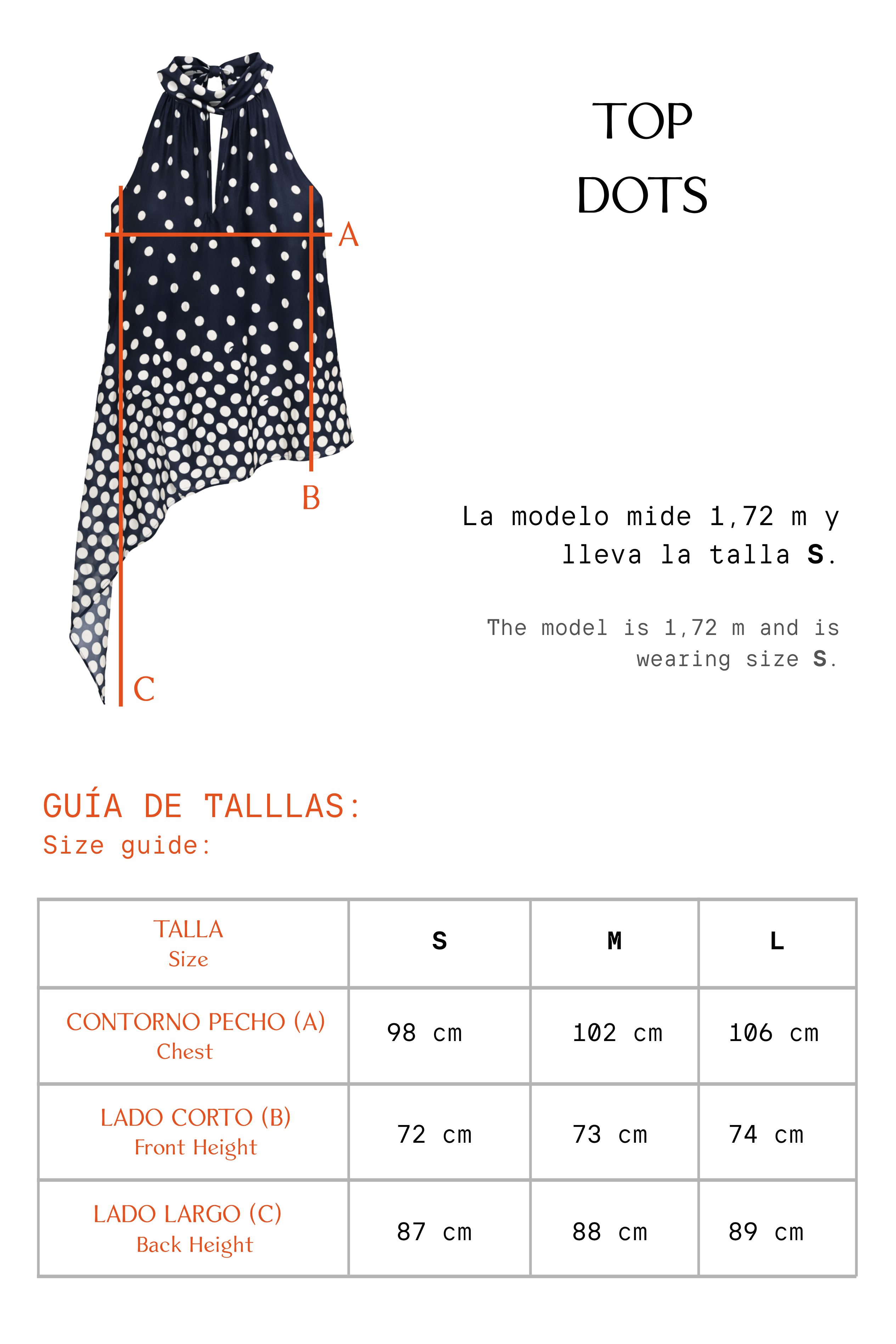 TOP HALTER DOTS