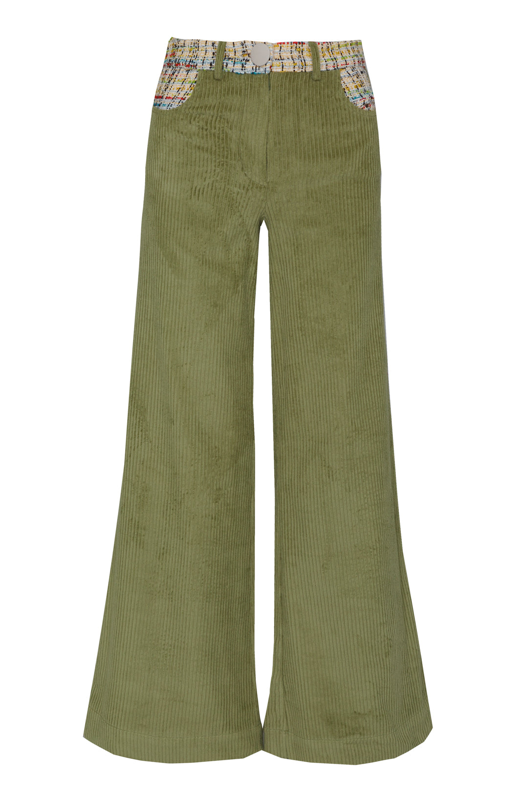 PANTALÓN ANGLET PANA PISTACHO