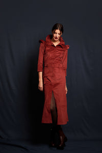 ARCHIVE SALE - VESTIDO PEGGY MARSALA