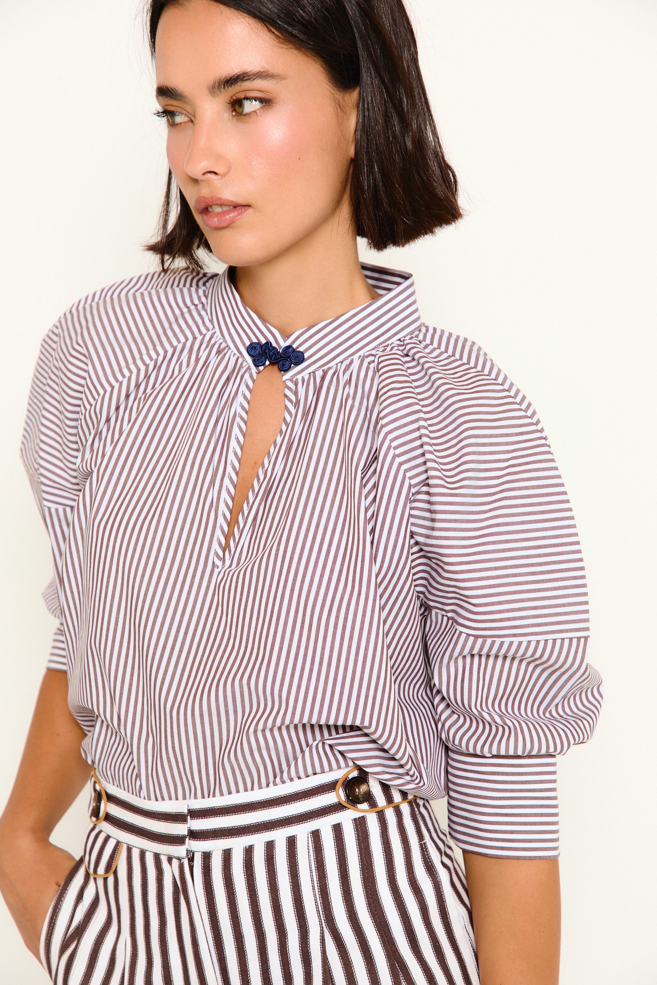 CAMISA MARA MARRÓN