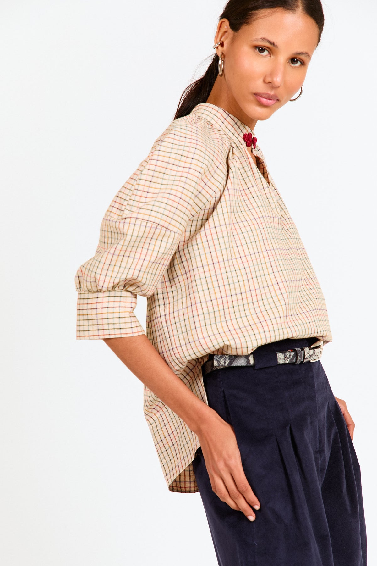 CAMISA MARA CUADROS