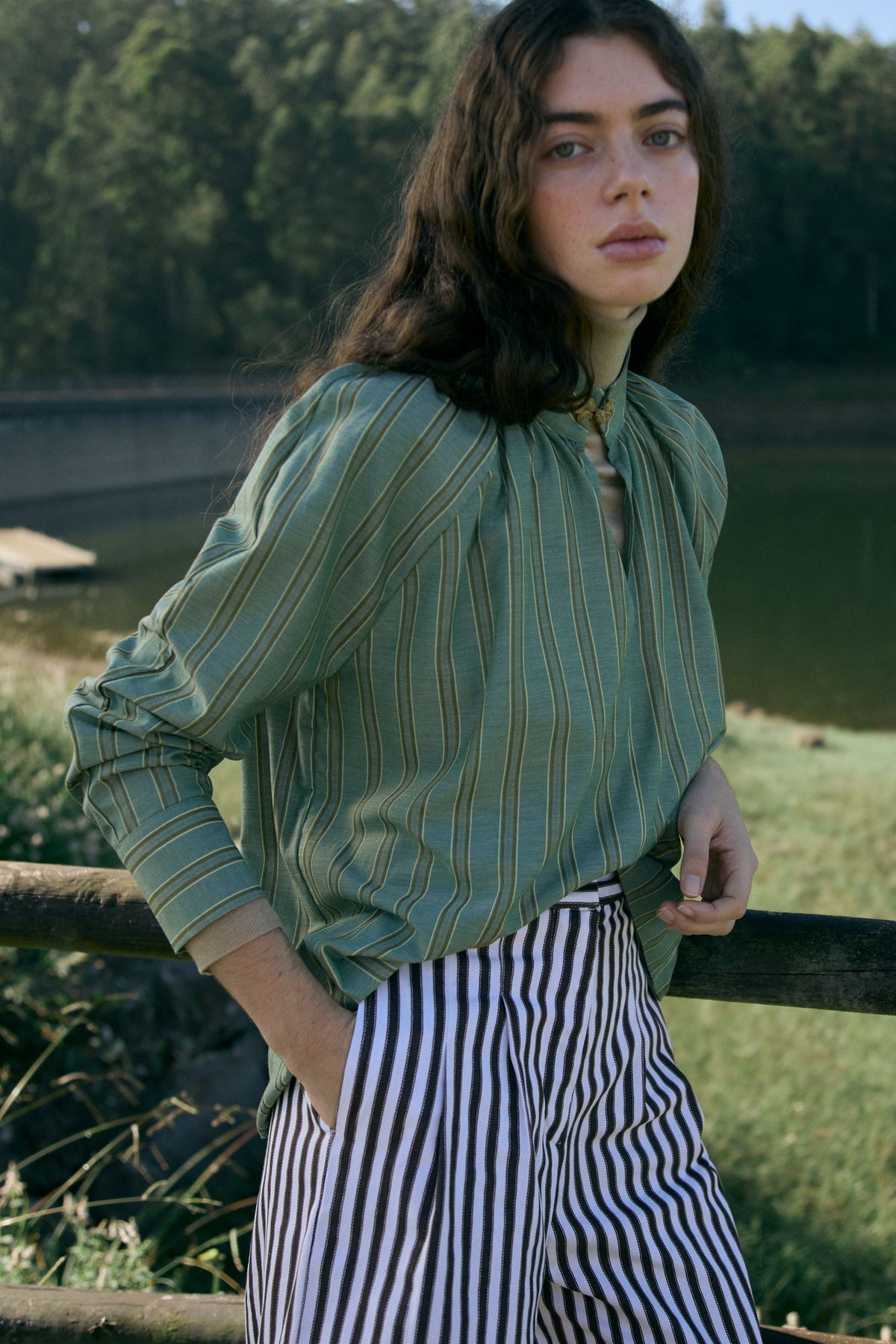DUTTON GREEN SHIRT